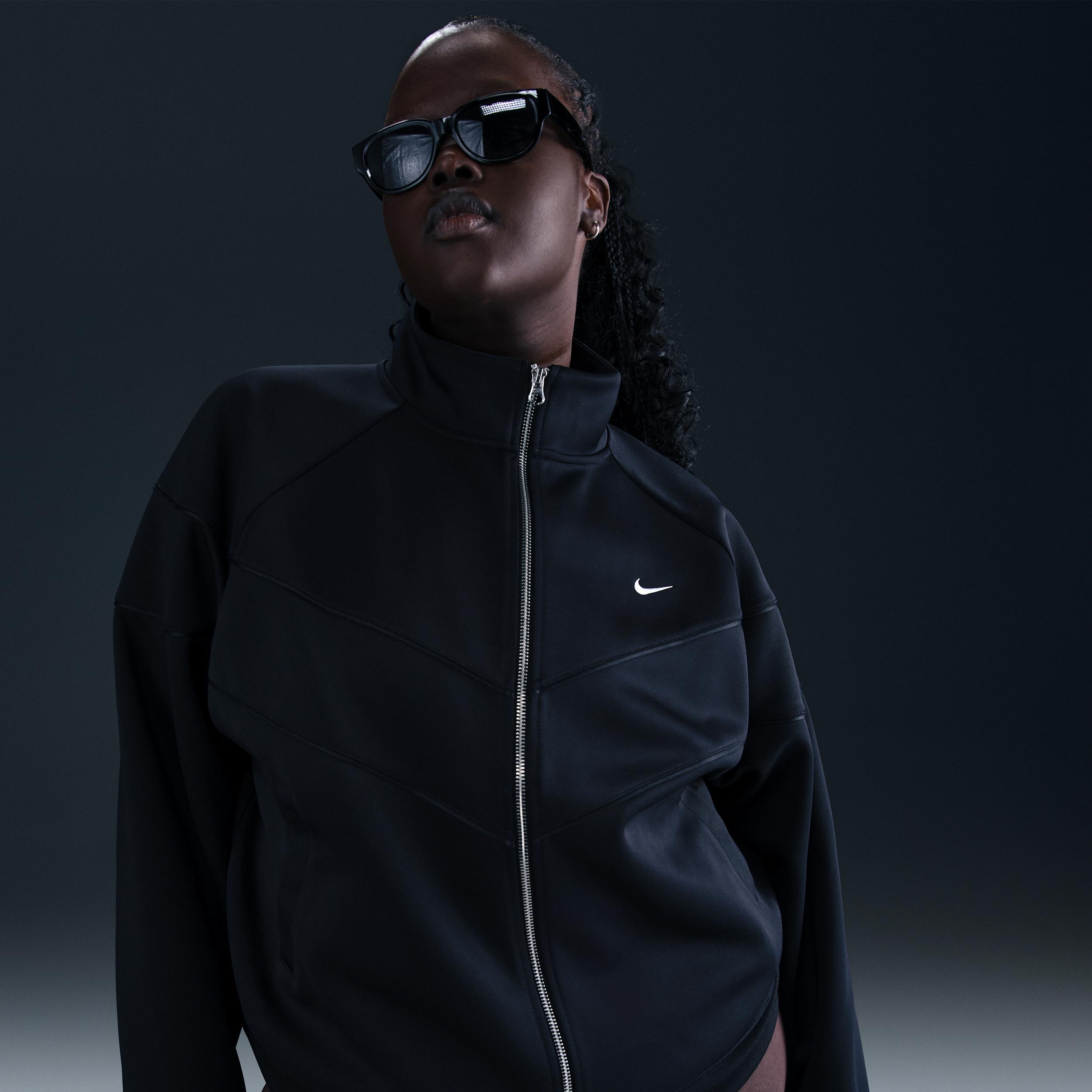 Womens Nike Sportswear Windrunner Knit Jacket (Plus Size) | HJ0977-010 Product Image