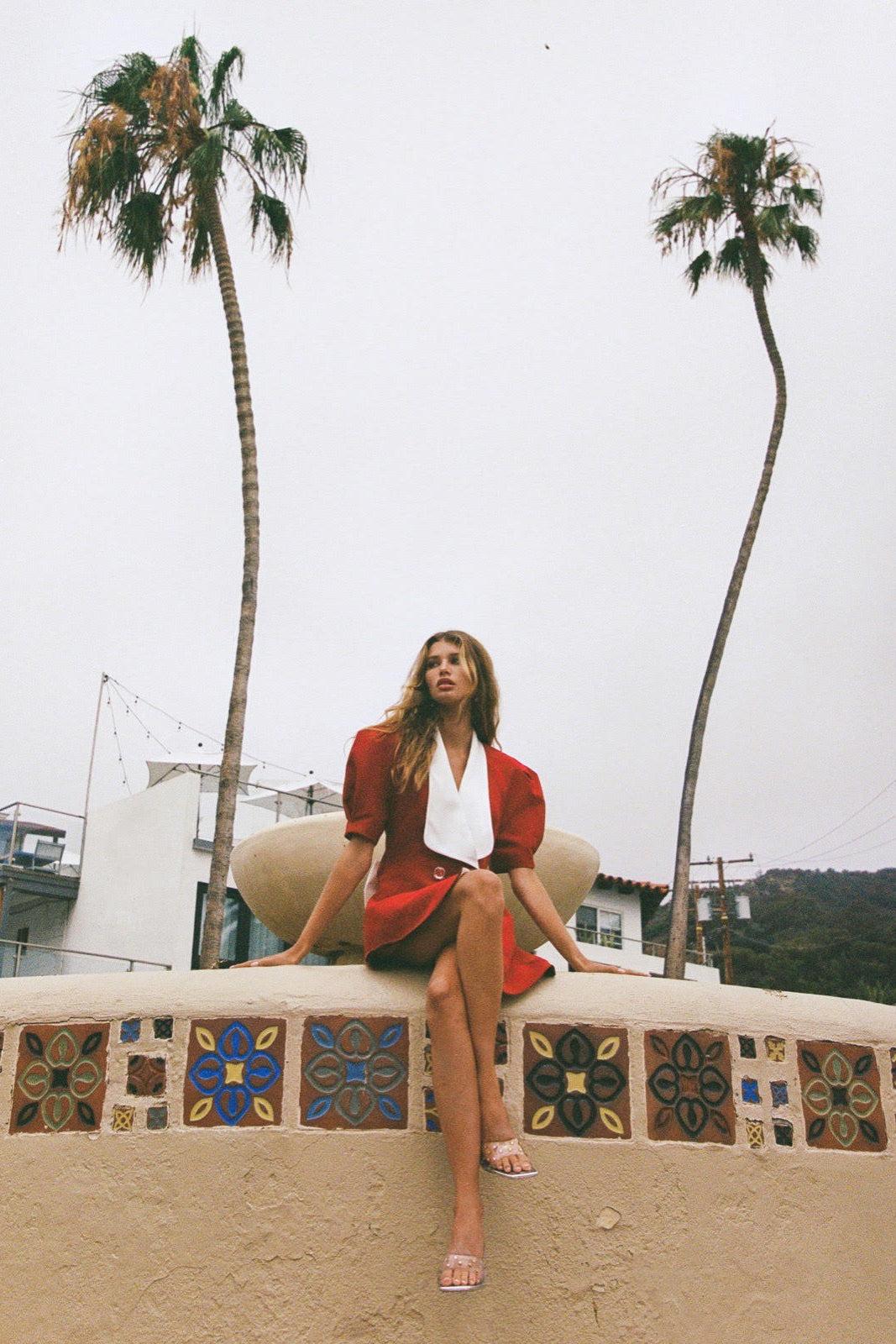 Alia Dress (Red) (Final Sale) Product Image