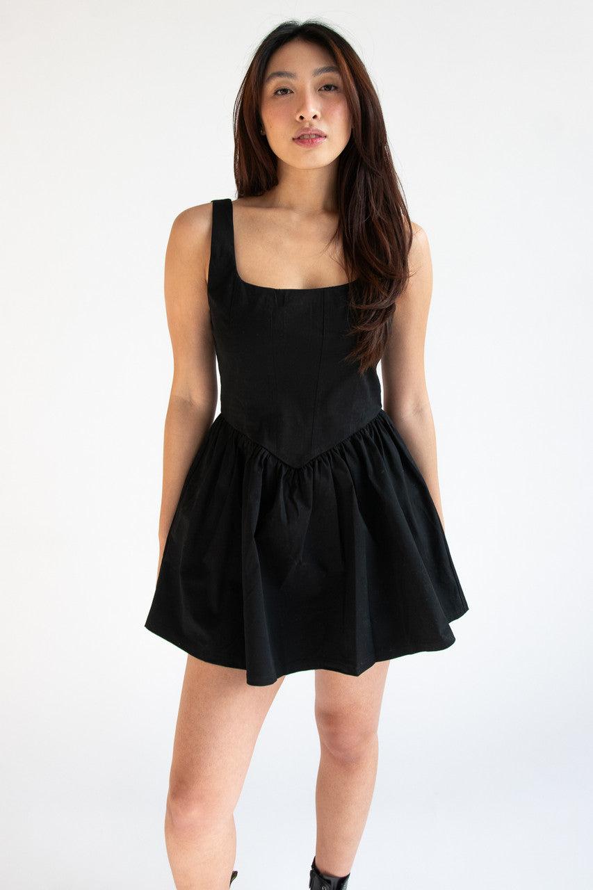 Fitted Bodice Mini Dress Product Image