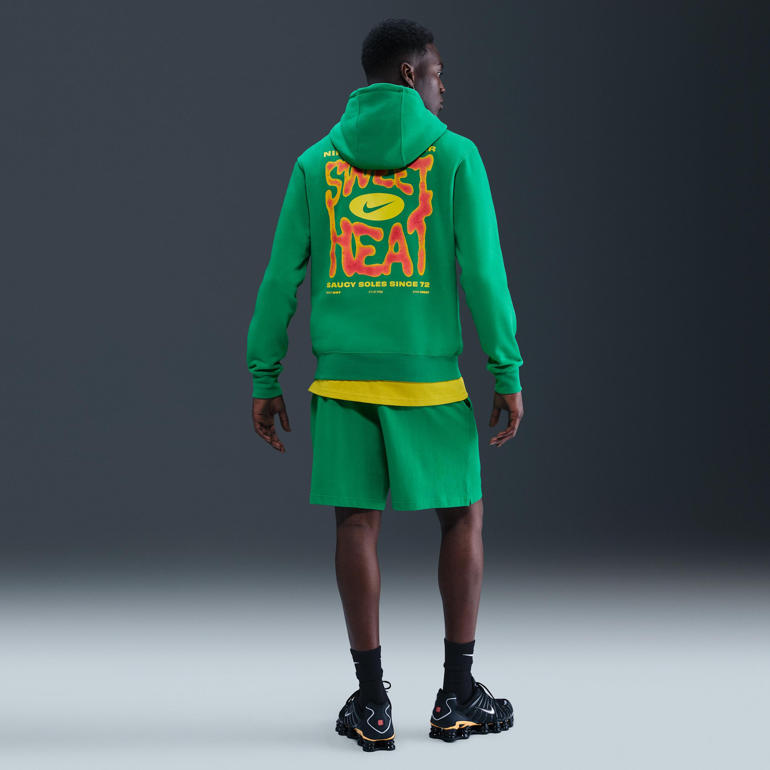 Mens Nike Sportswear Club Sole Food Pullover Fleece Hoodie | IB4144-324 Product Image