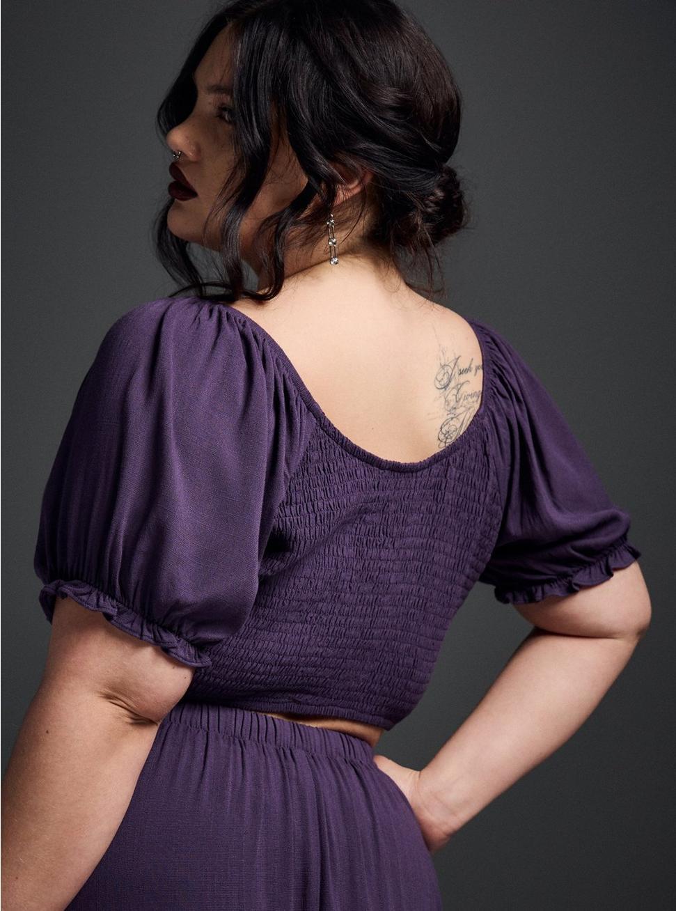 Nightfall Embroidered Crop Top Product Image