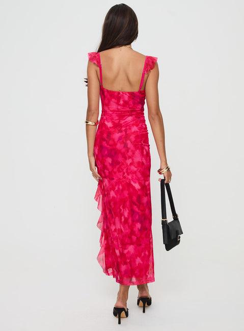 Ceri Maxi Dress Pink Product Image
