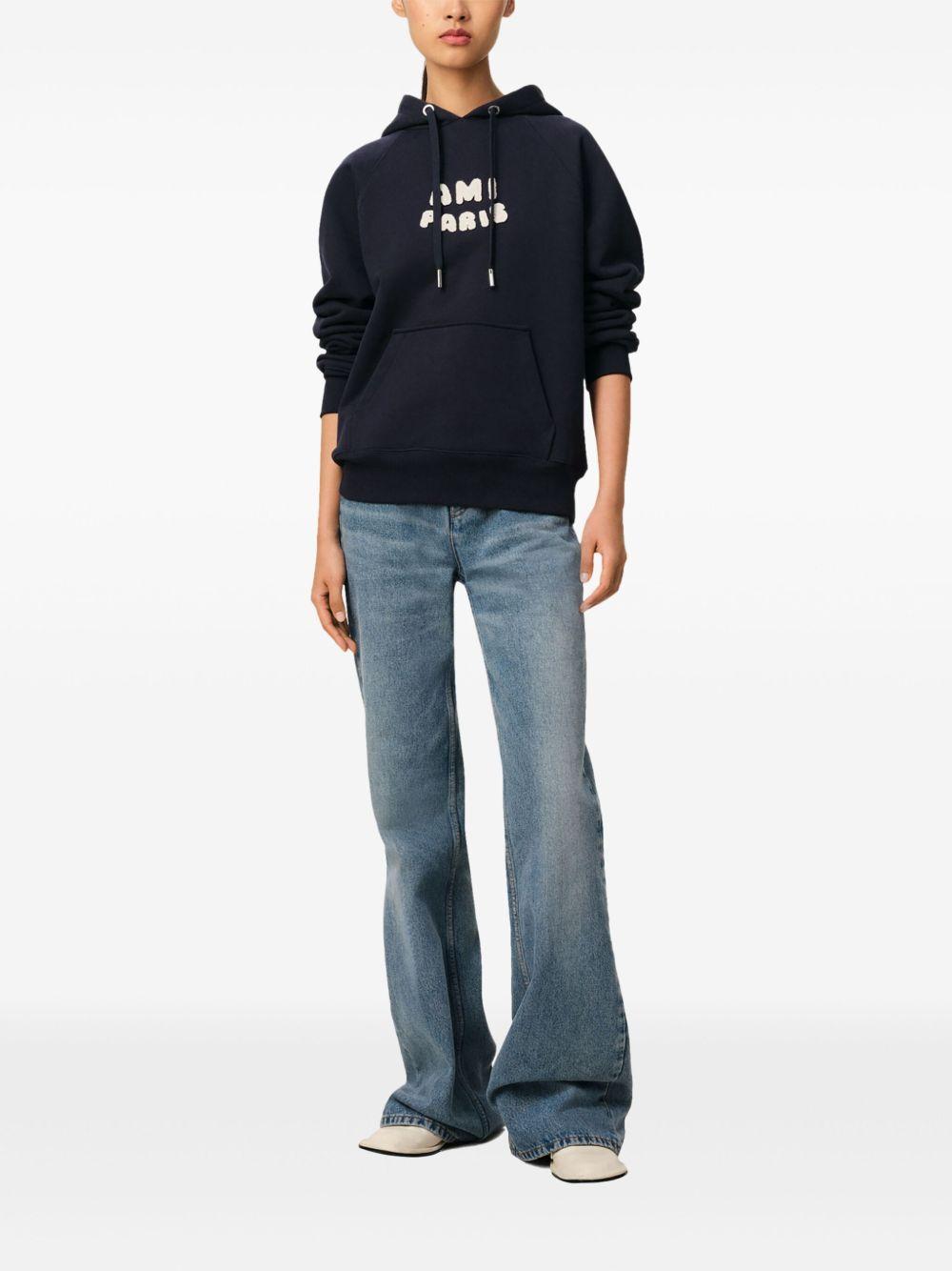 logo-print hoodie  Product Image