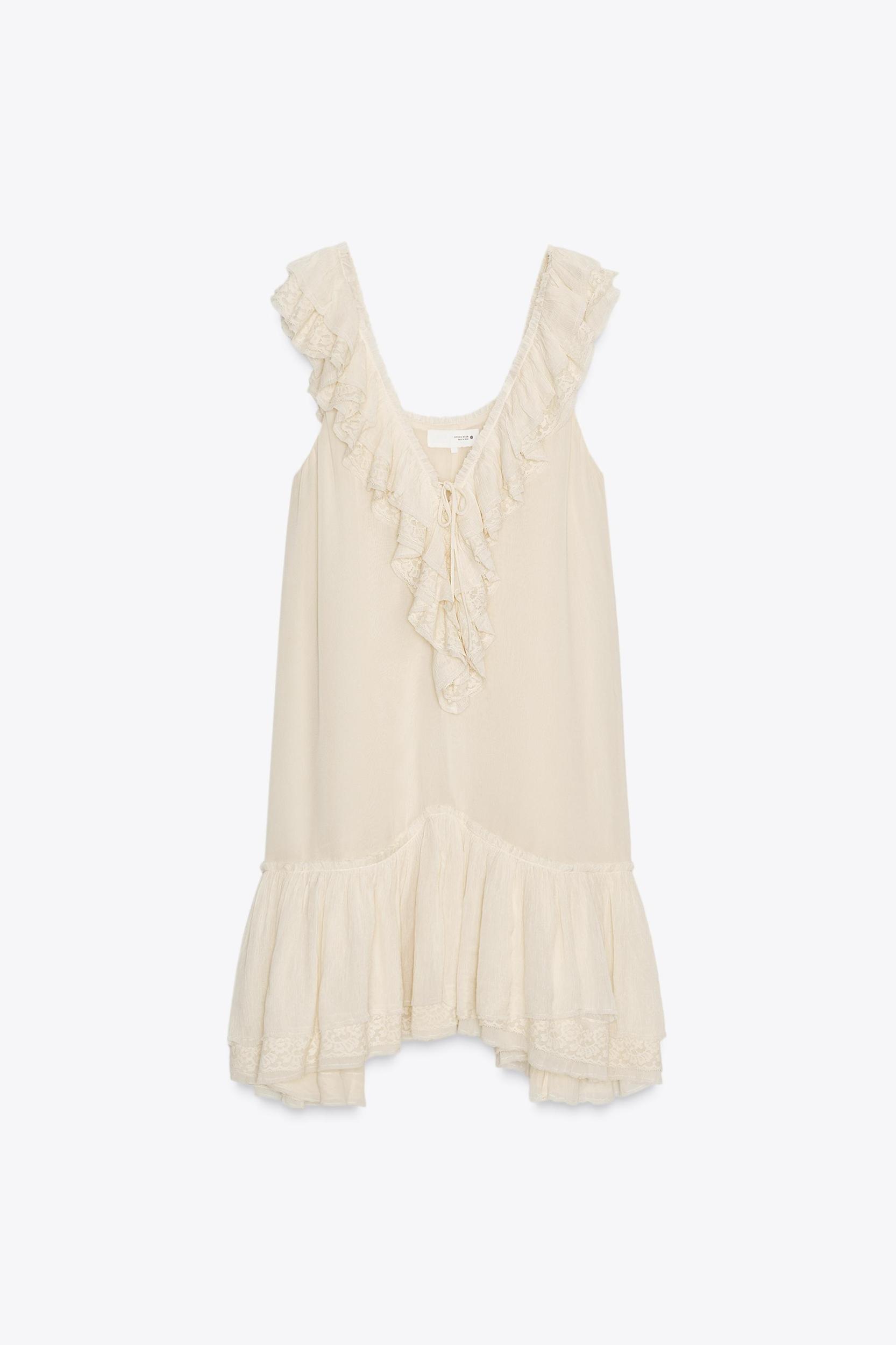 RUFFLED LACE DRESS ZW COLLECTION Product Image