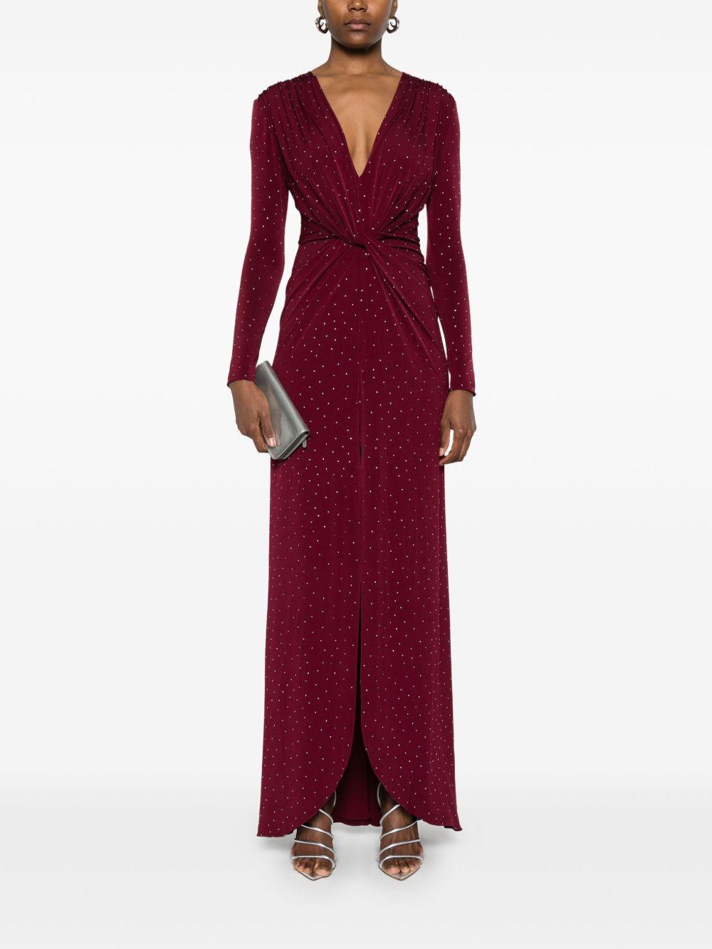 rhinestone-embellished maxi dress Product Image