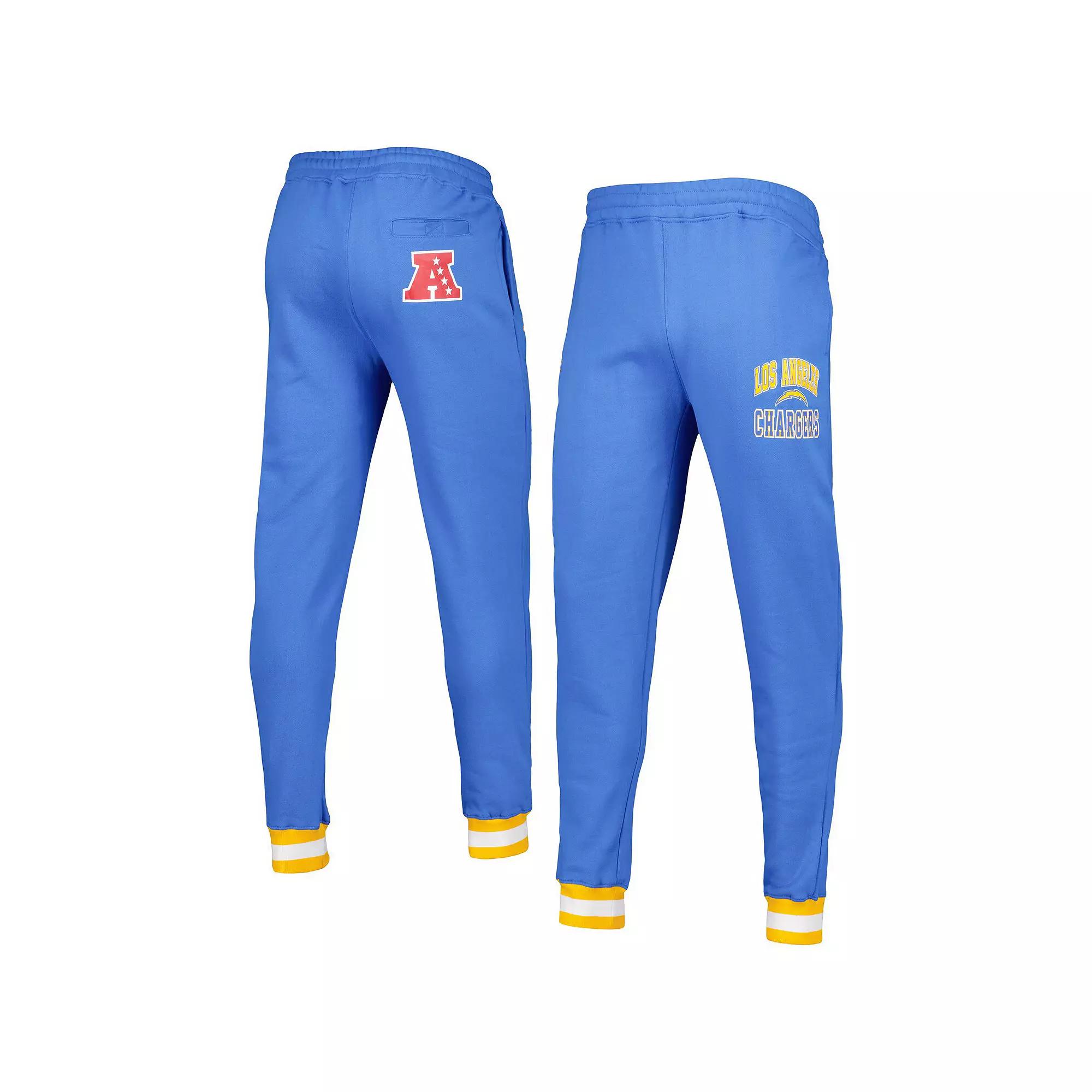 Men's Starter Powder Blue Los Angeles Chargers Blitz Fleece Jogger Pants,  Product Image