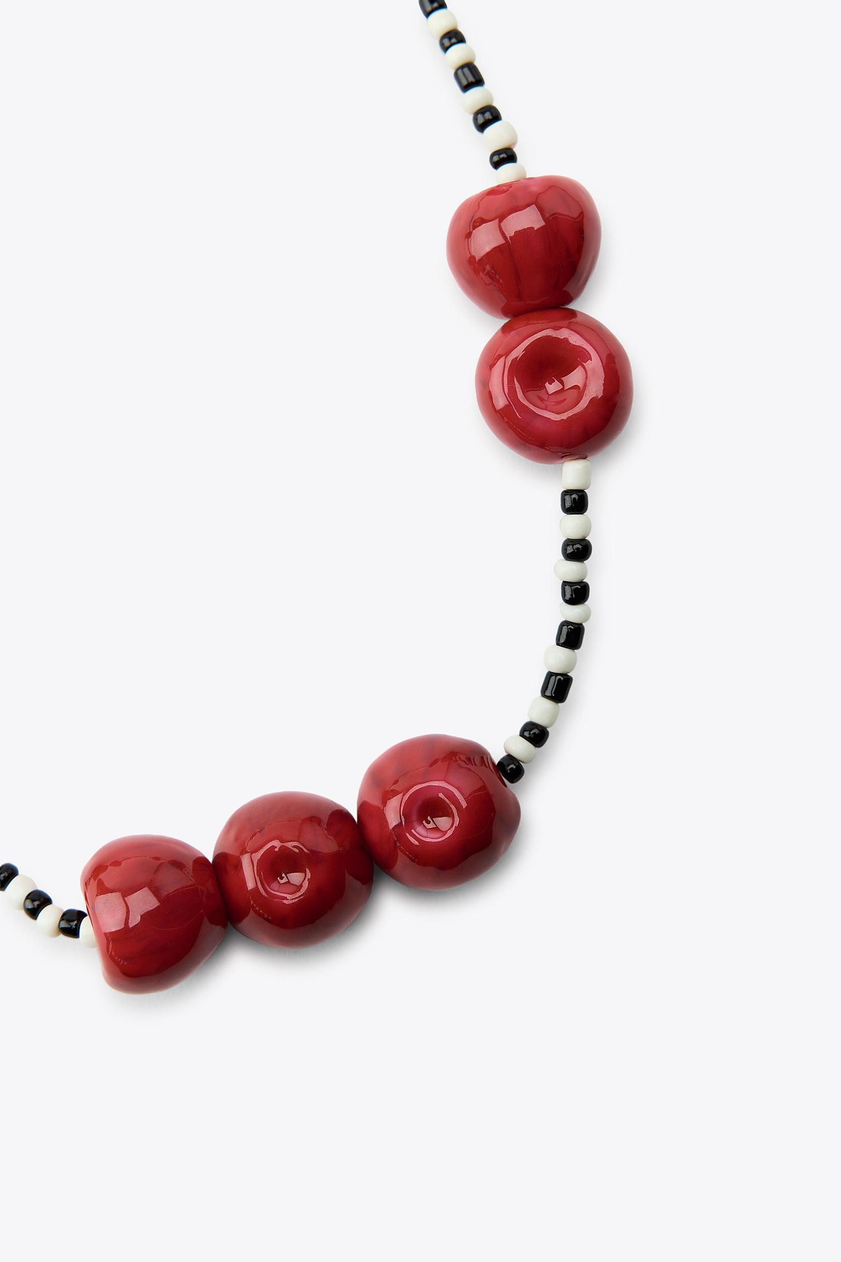 CHERRY BEAD NECKLACE Product Image