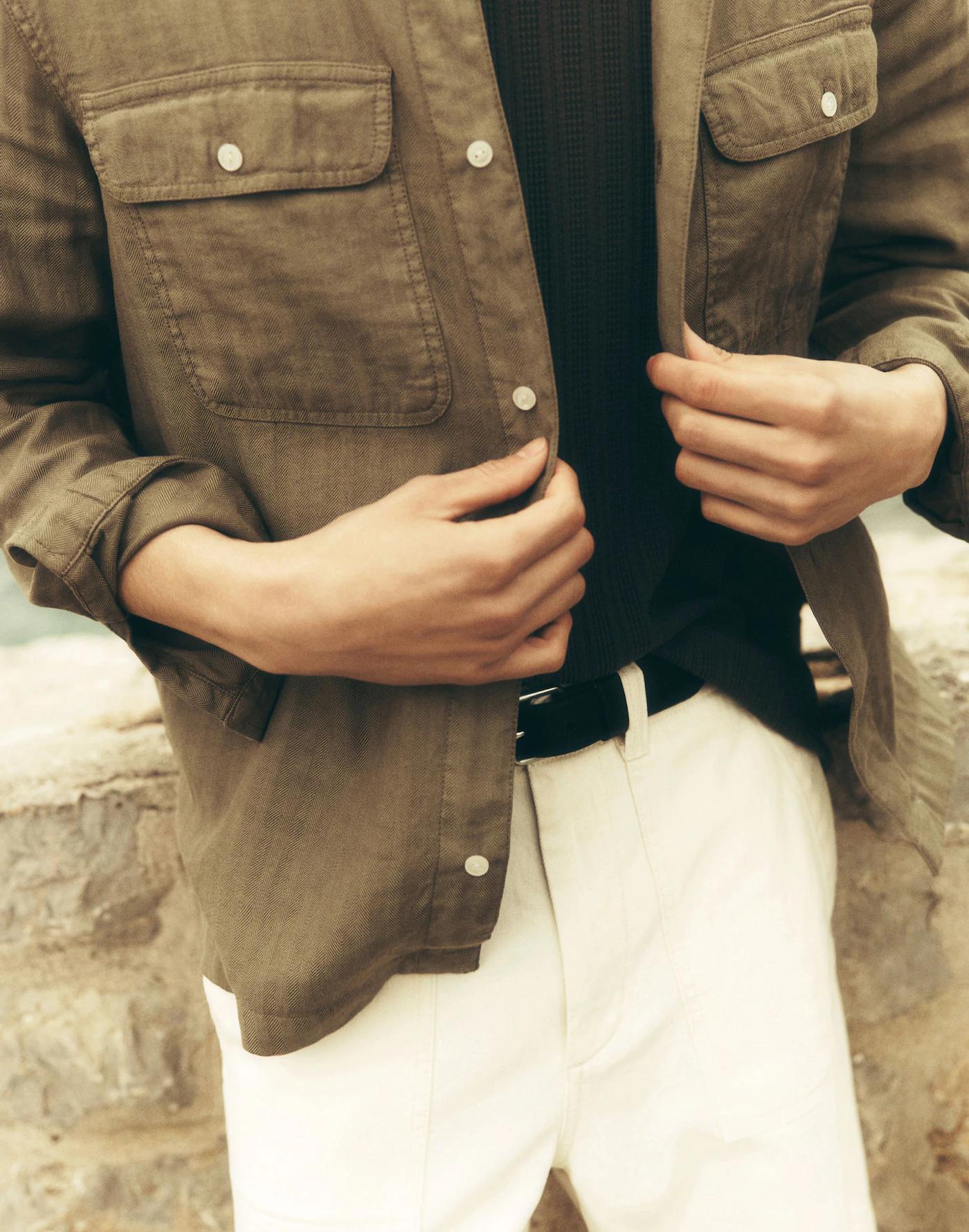 Work Shirt in Cotton-Linen Blend Product Image