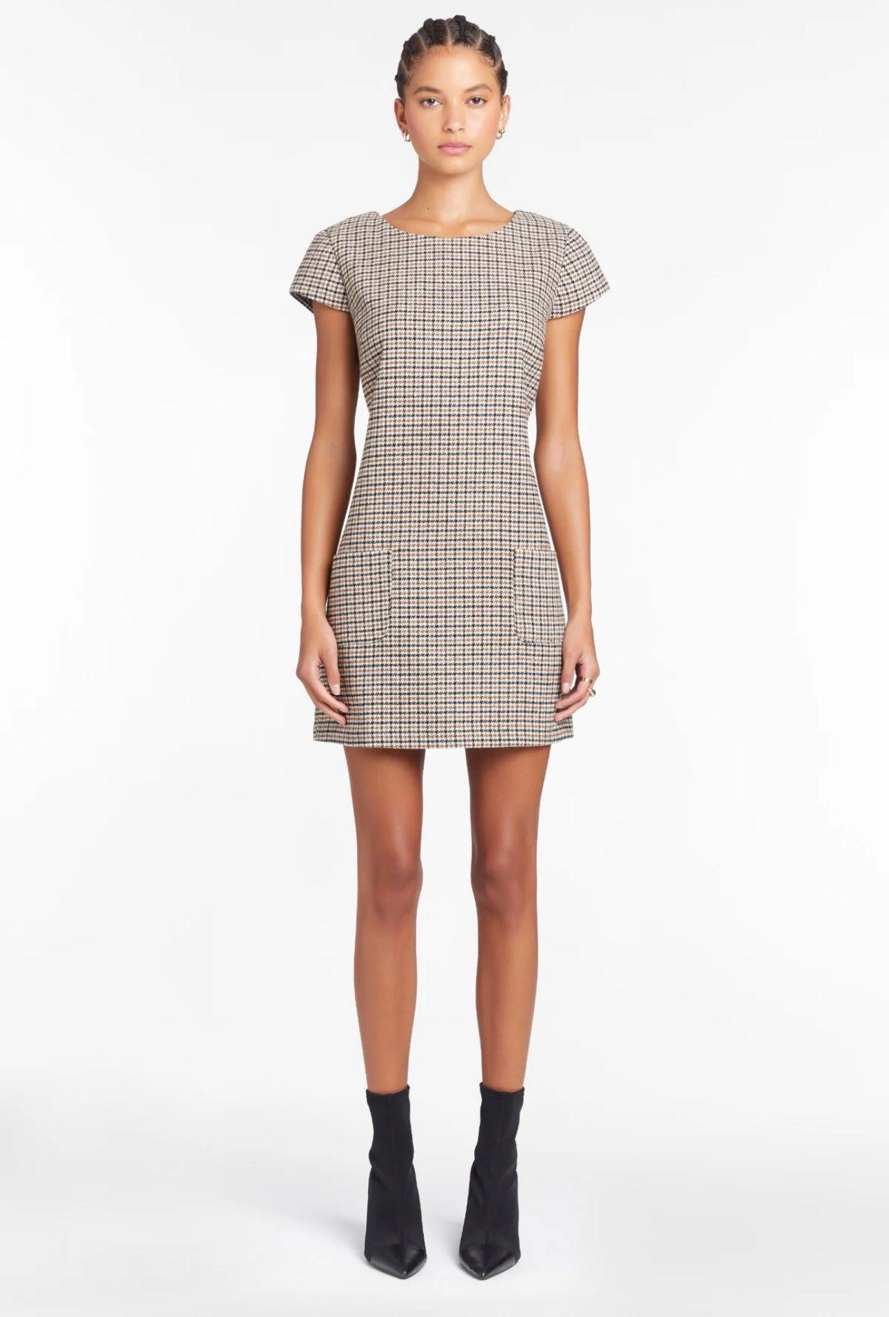 Felice Dress in Houndstooth Product Image