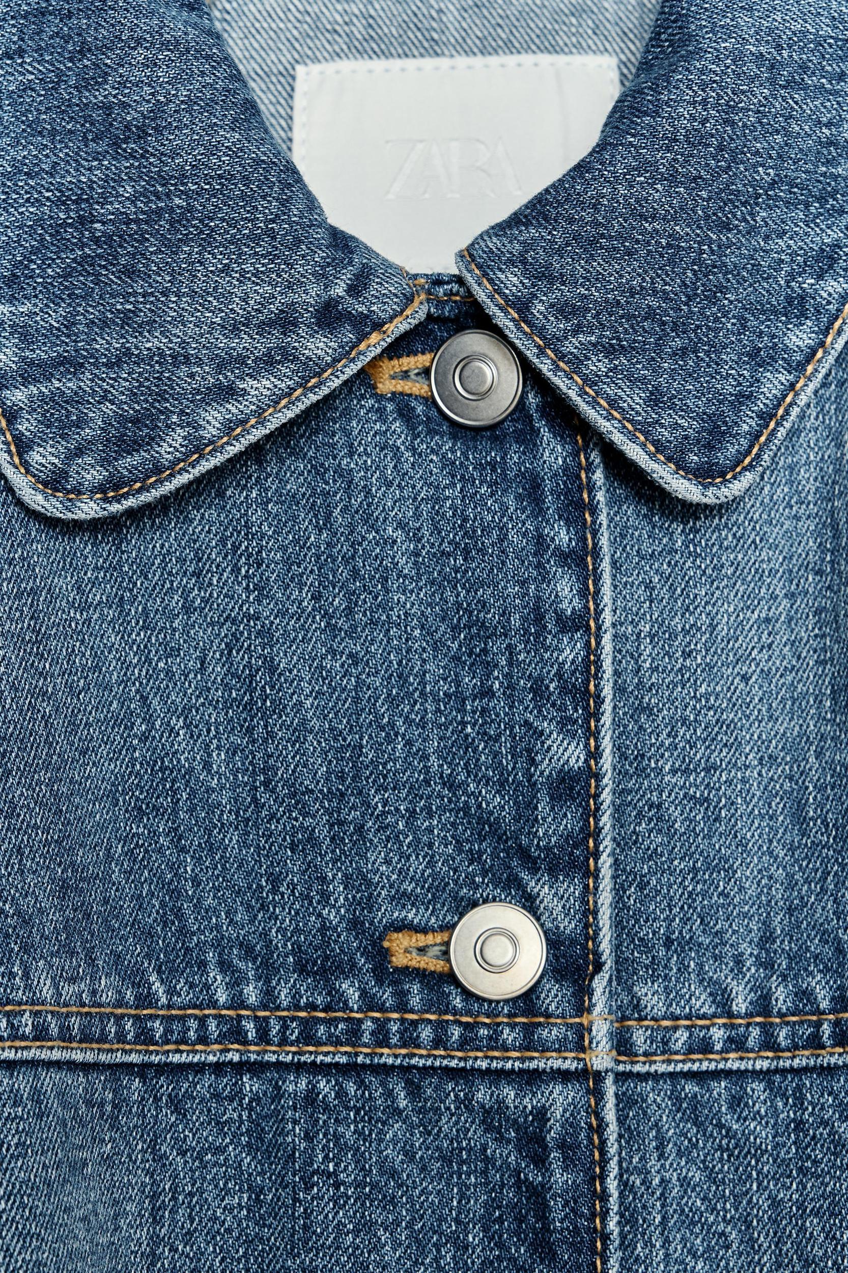LAYERED DENIM JACKET Product Image