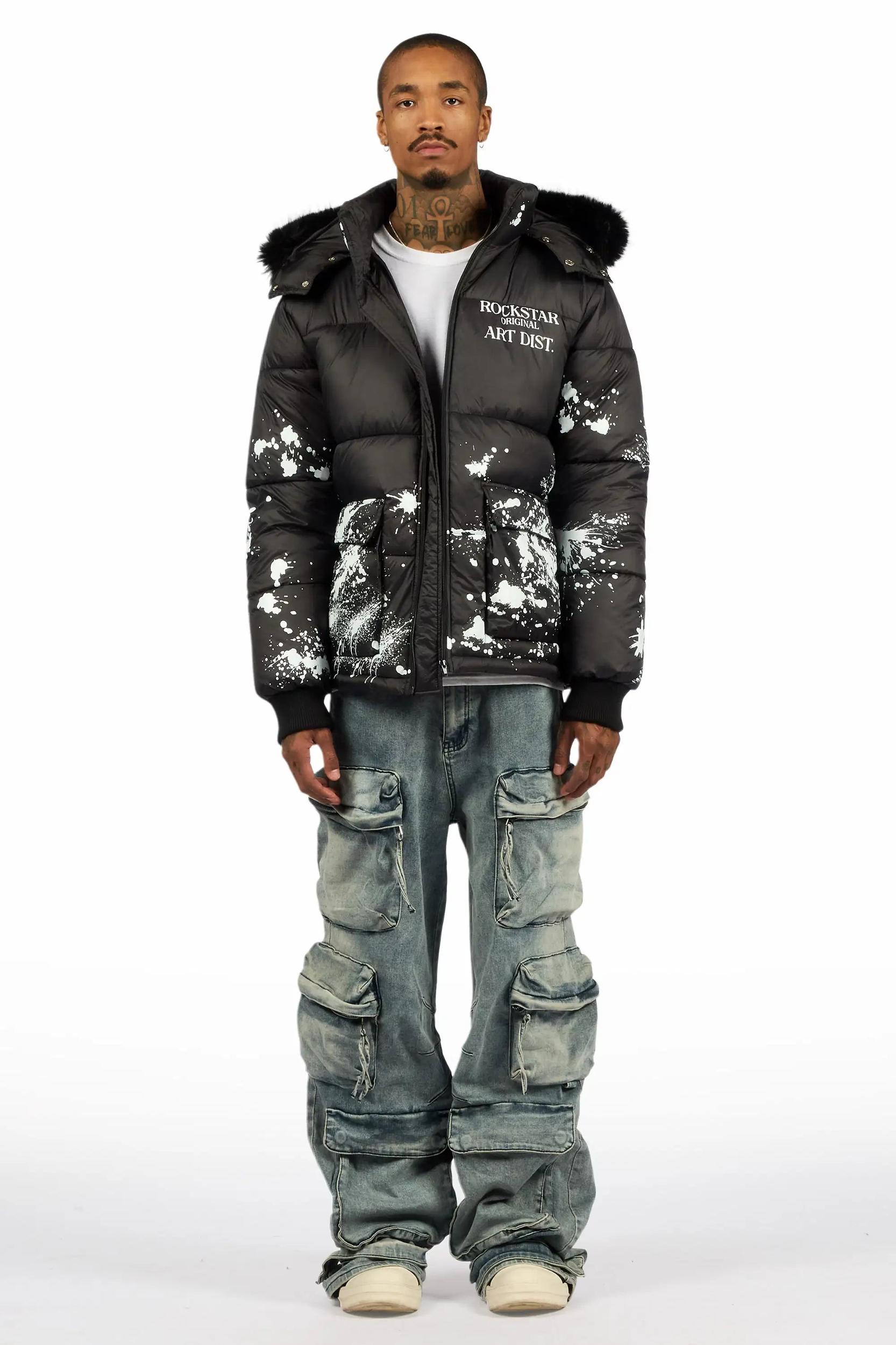 Lenz Blue Baggy Fit Jean Male Product Image