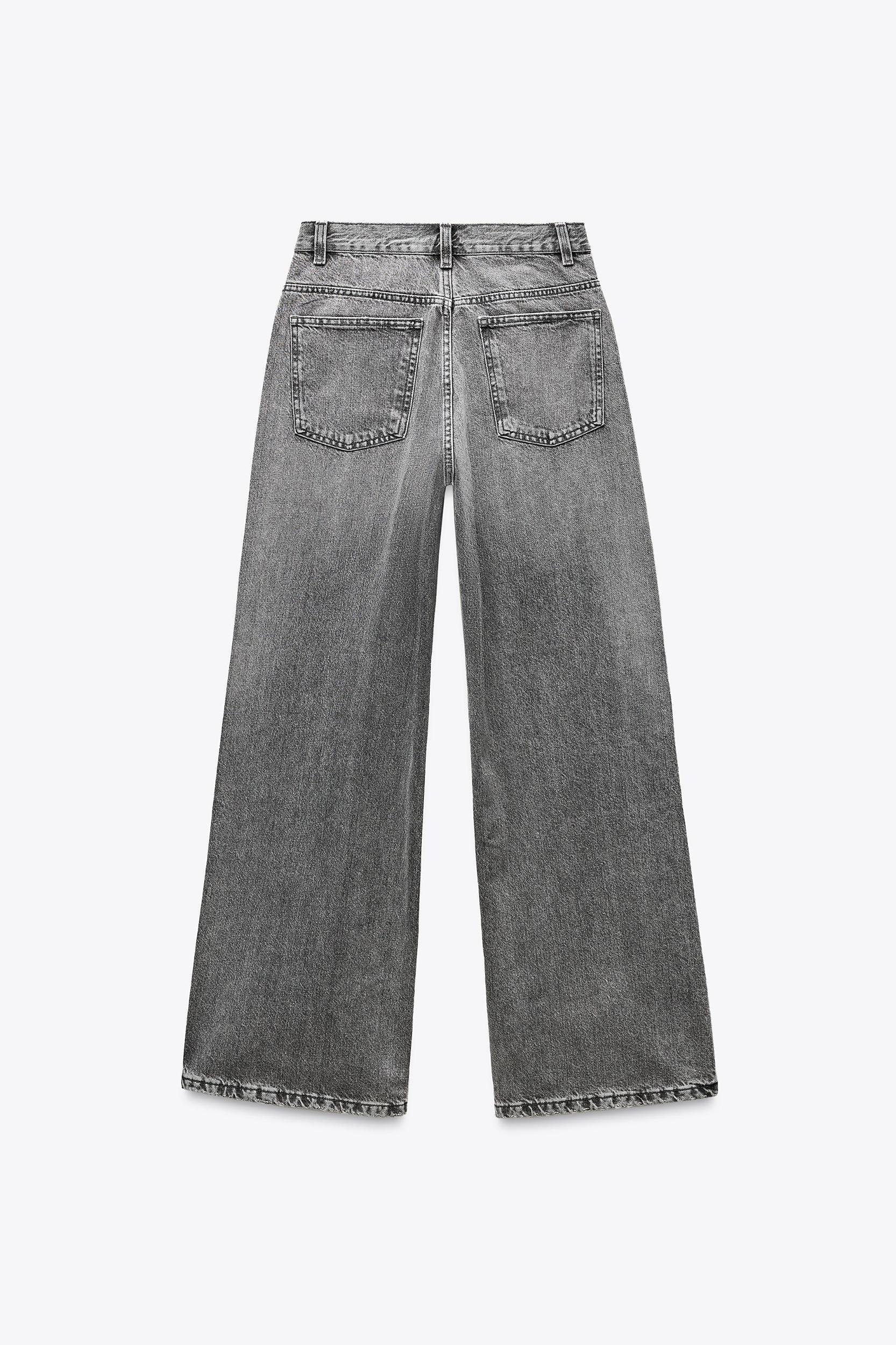 TRF MID-RISE CROSS WAIST BAGGY JEANS Product Image