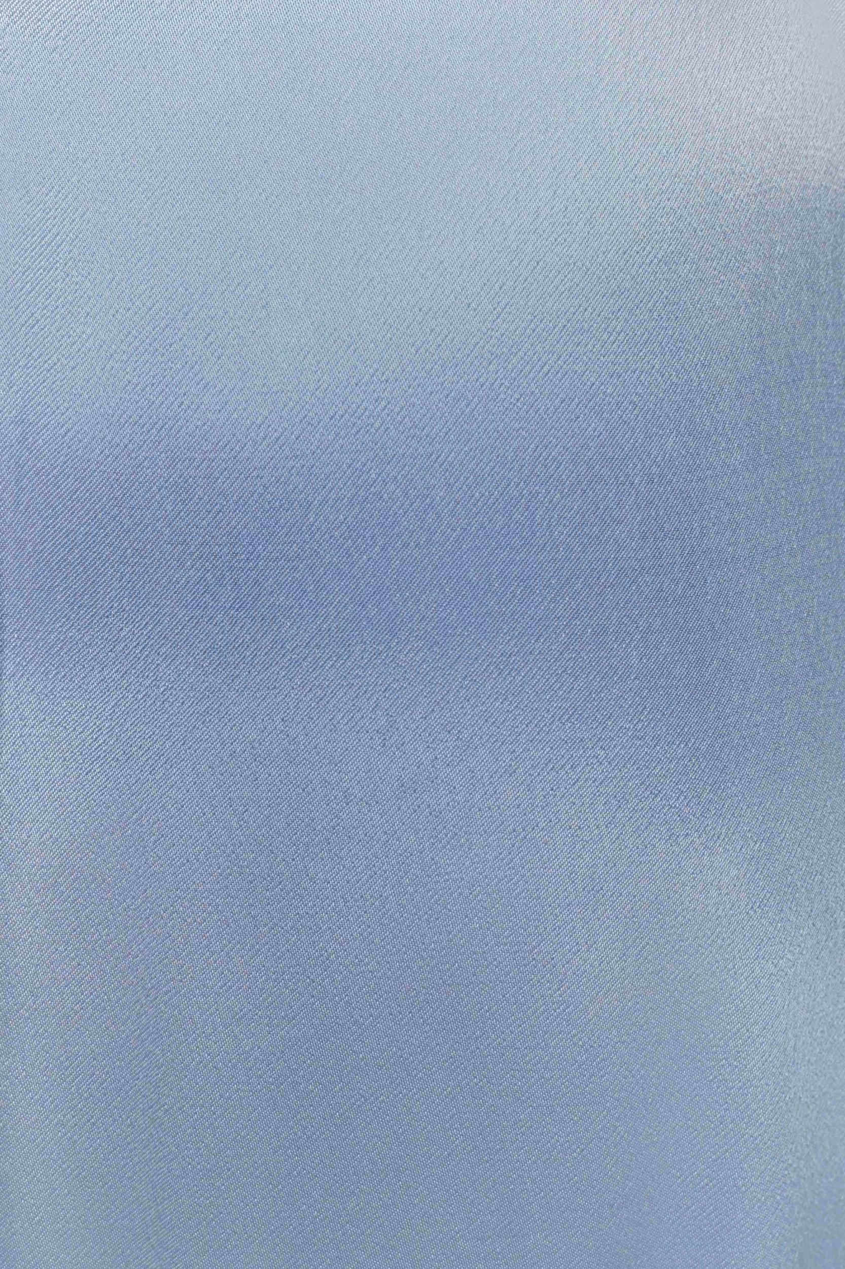 Blanche Satin Pearl Halter Maxi Dress - Cornflower Blue Product Image