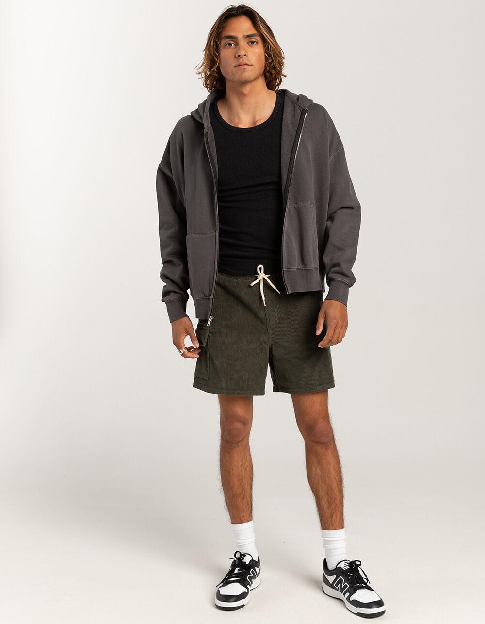 RSQ Mens Cord Cargo Pull On Shorts - SURPLUS Product Image