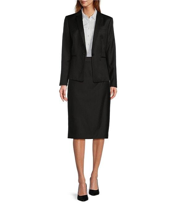 Antonio Melani Jennifer Loro Piana® Luxe Wool Coordinating Pencil Skirt Product Image