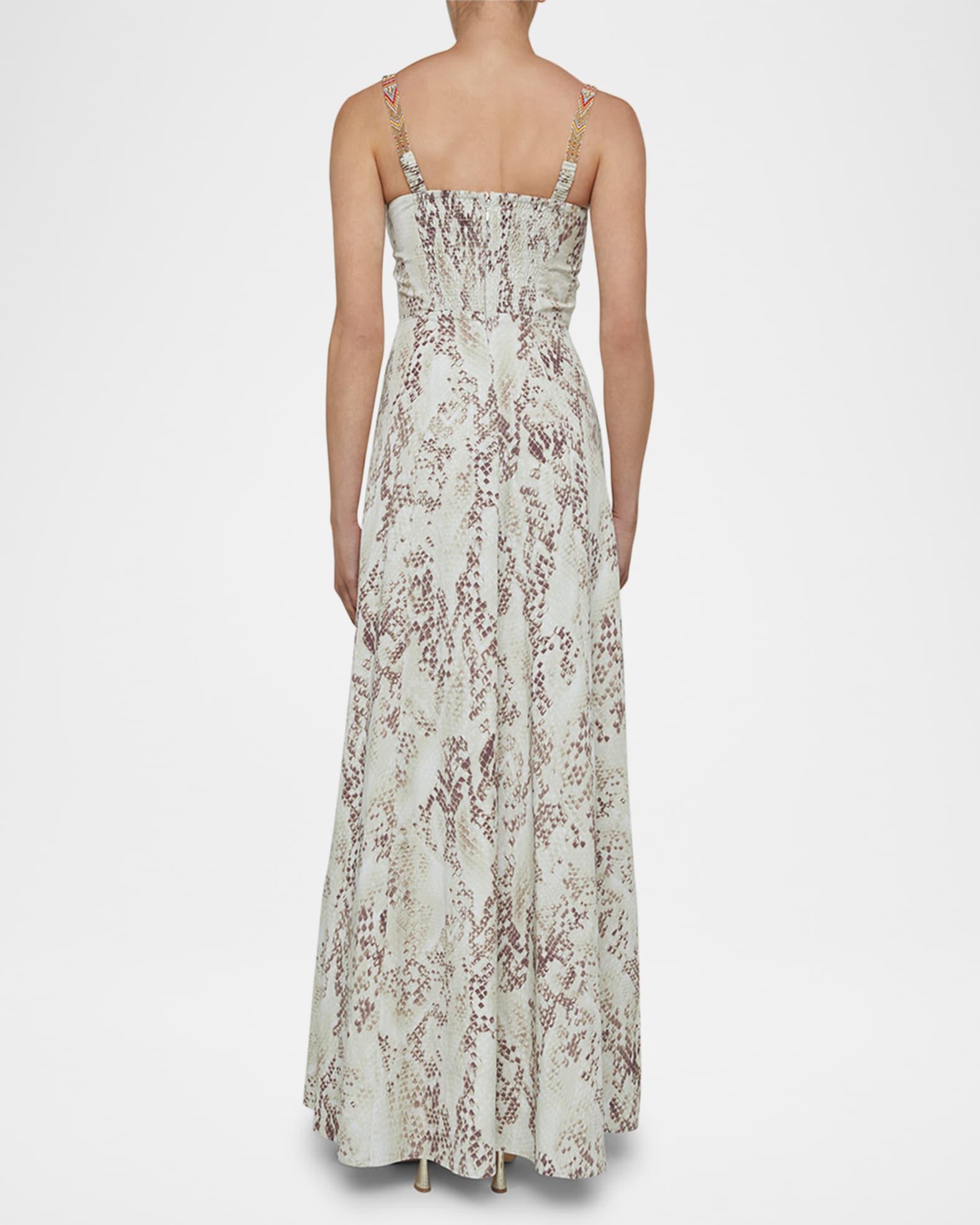 Sutton Snake Maxi Dress Product Image