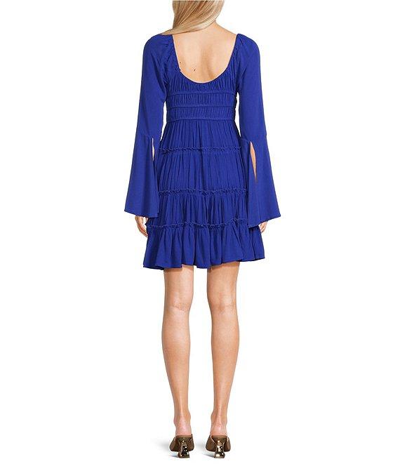 C&V Chelsea & Violet Flare Sleeve Dress Product Image