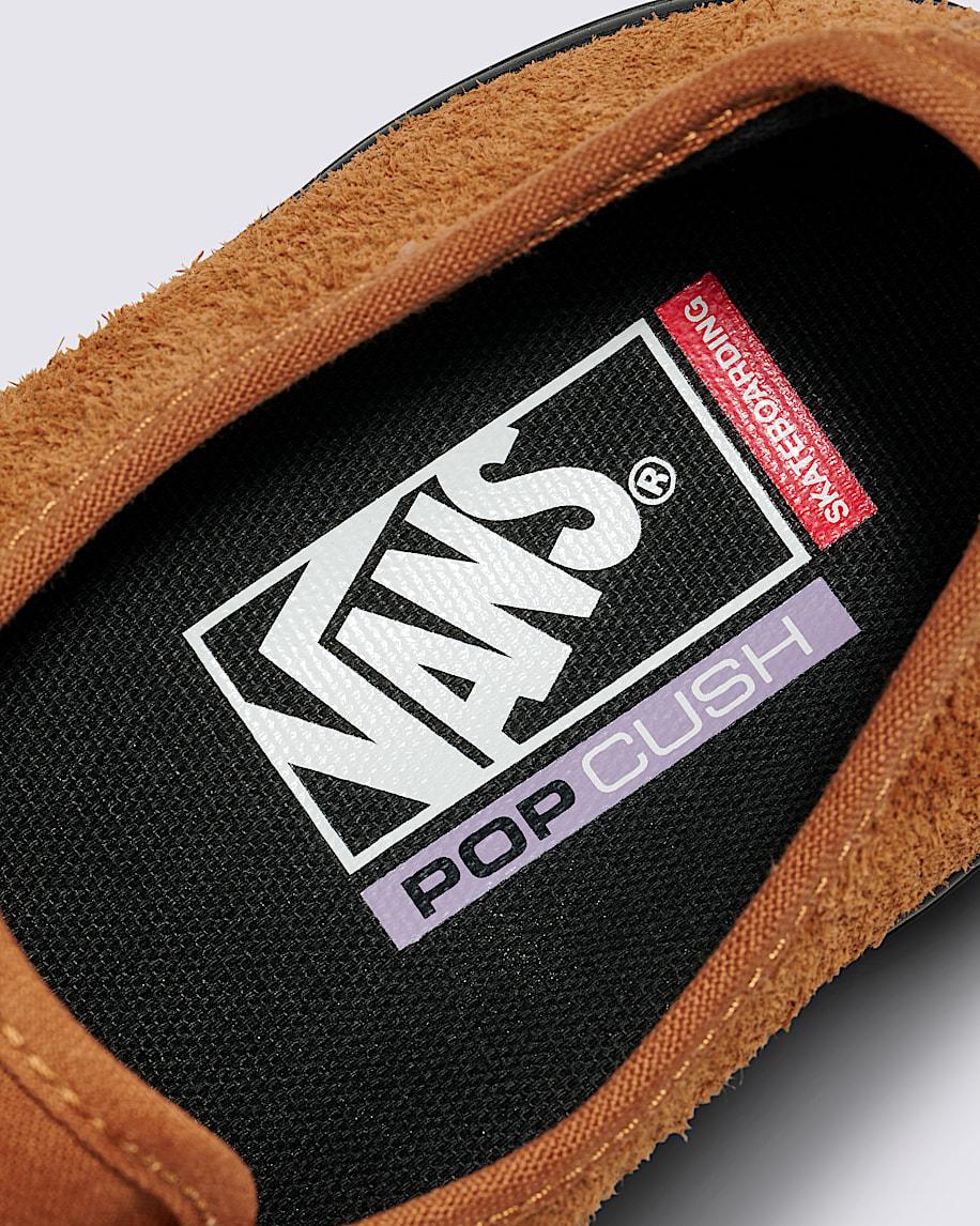 Skate Authentic Suede Shoe in Rust Brown| Vans US Product Image