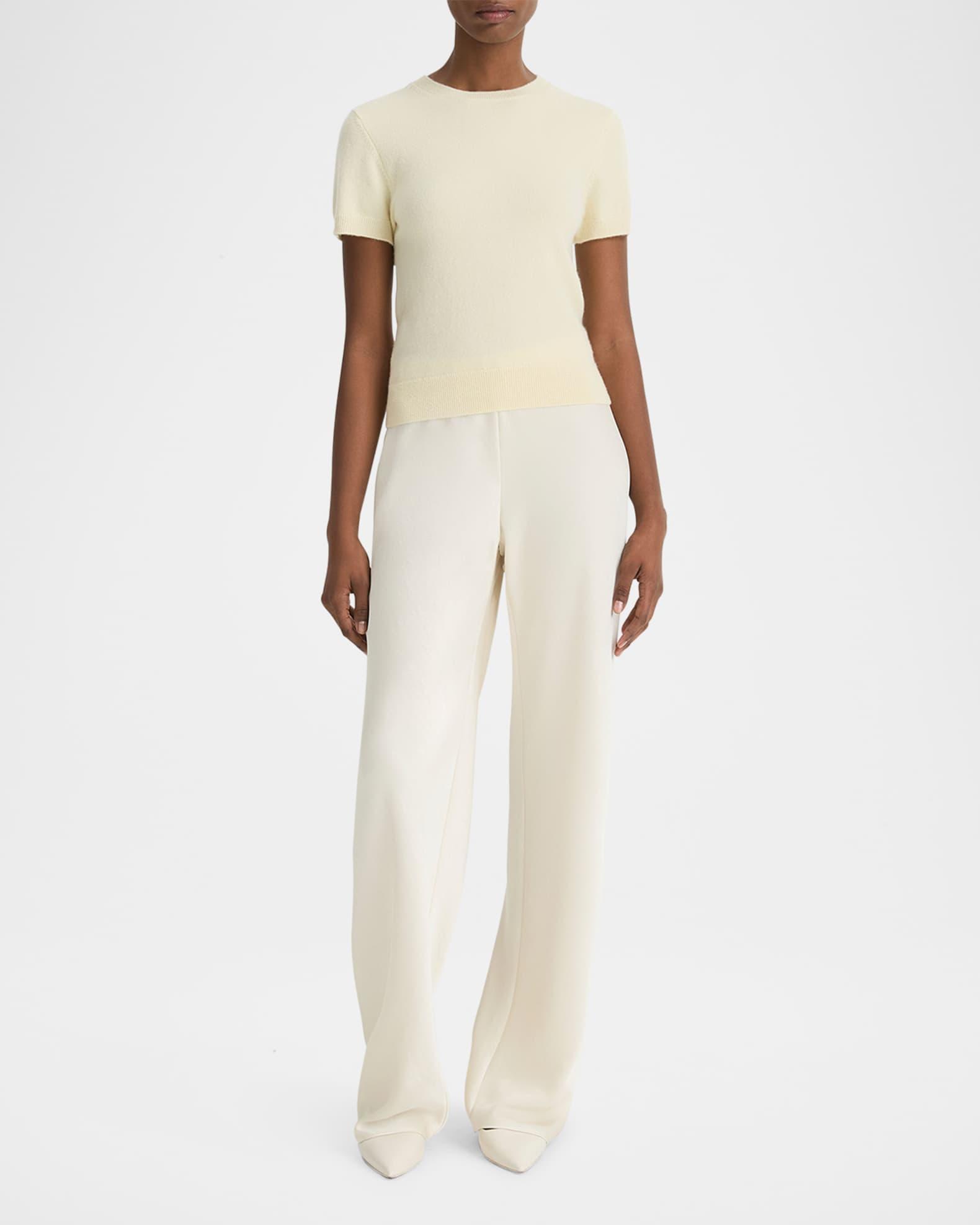 Short-Sleeve Cashmere-Blend Tee Product Image