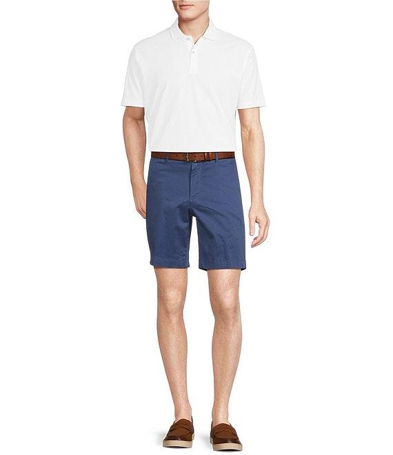 Cremieux Blue Label Classic Fit Stretch Jersey Solid Short Sleeve Polo Shirt Product Image