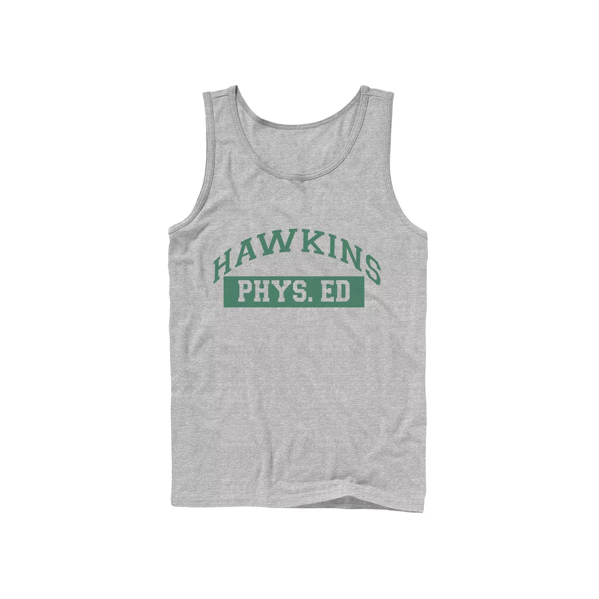 Men's Netflix Stranger Things Hawkins Phys. Ed Logo Tank Top,  Product Image