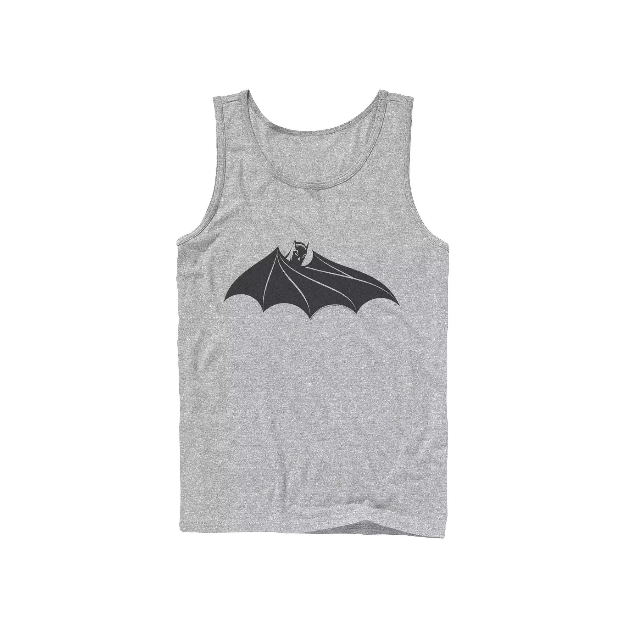 Men's DC Comics Batman Cloak Chest Logo Tank Top,  Product Image