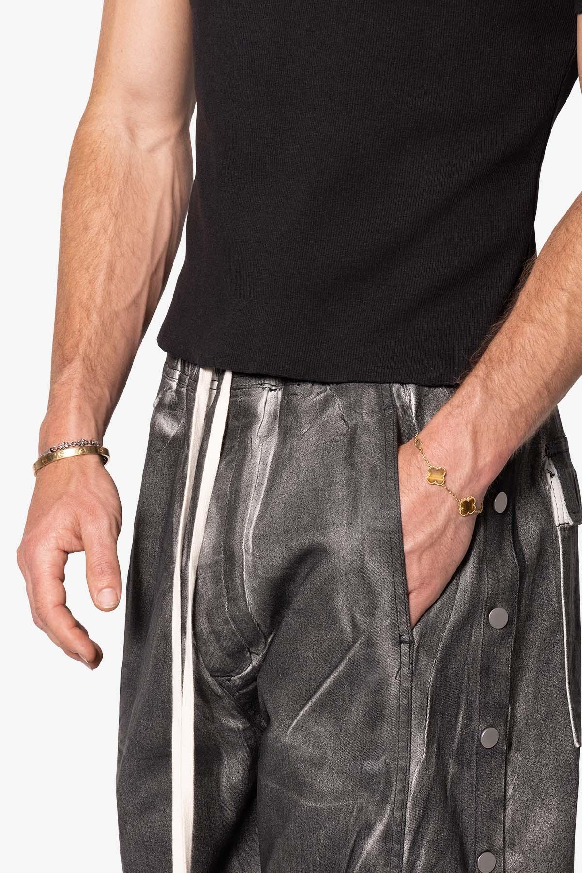 Fitted Ribbed Tee - Black Product Image