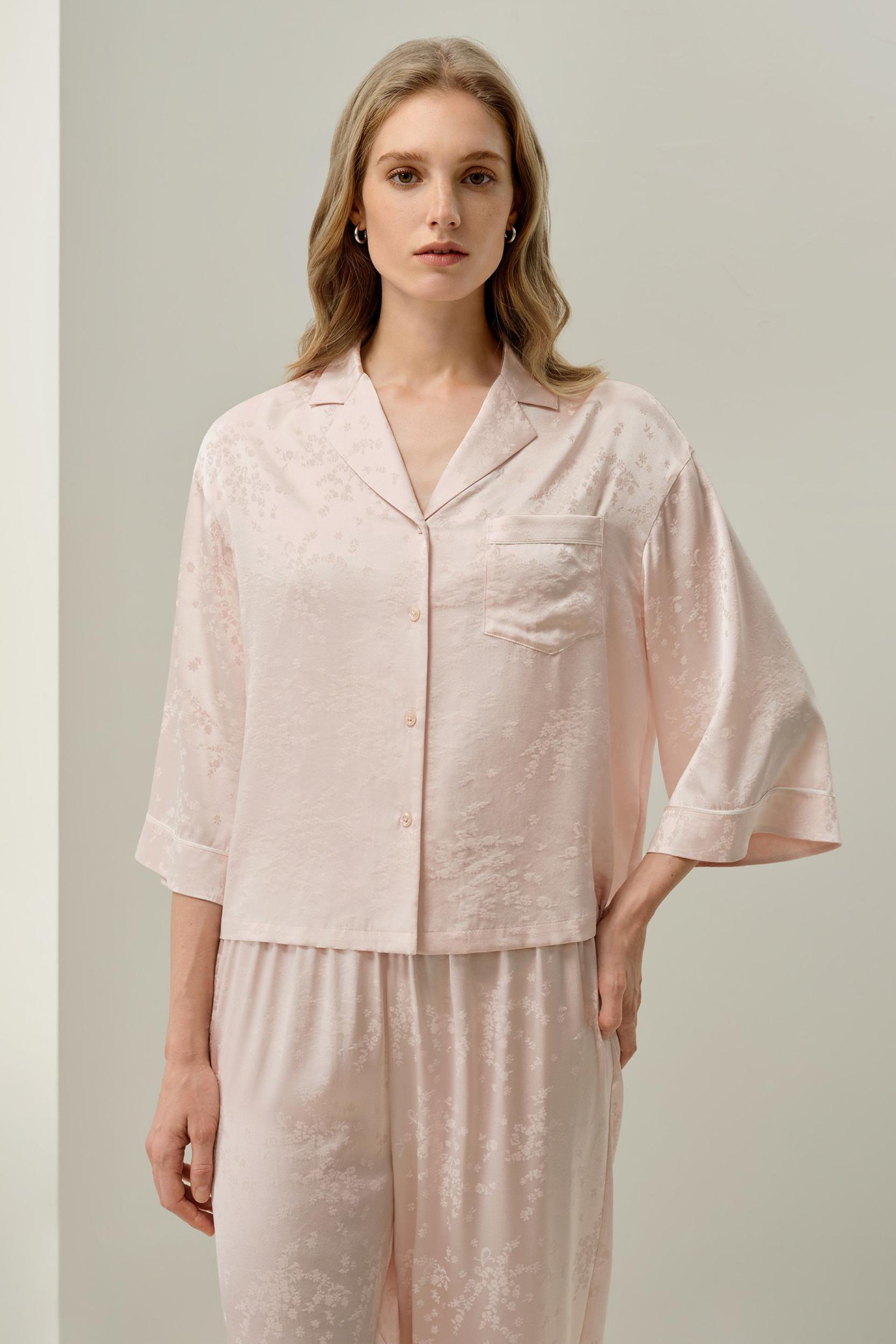 YING Jacquard Pajama Set Product Image