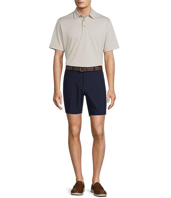Roundtree & Yorke Performance Short Sleeve Solid Textured Polo Shirt Product Image