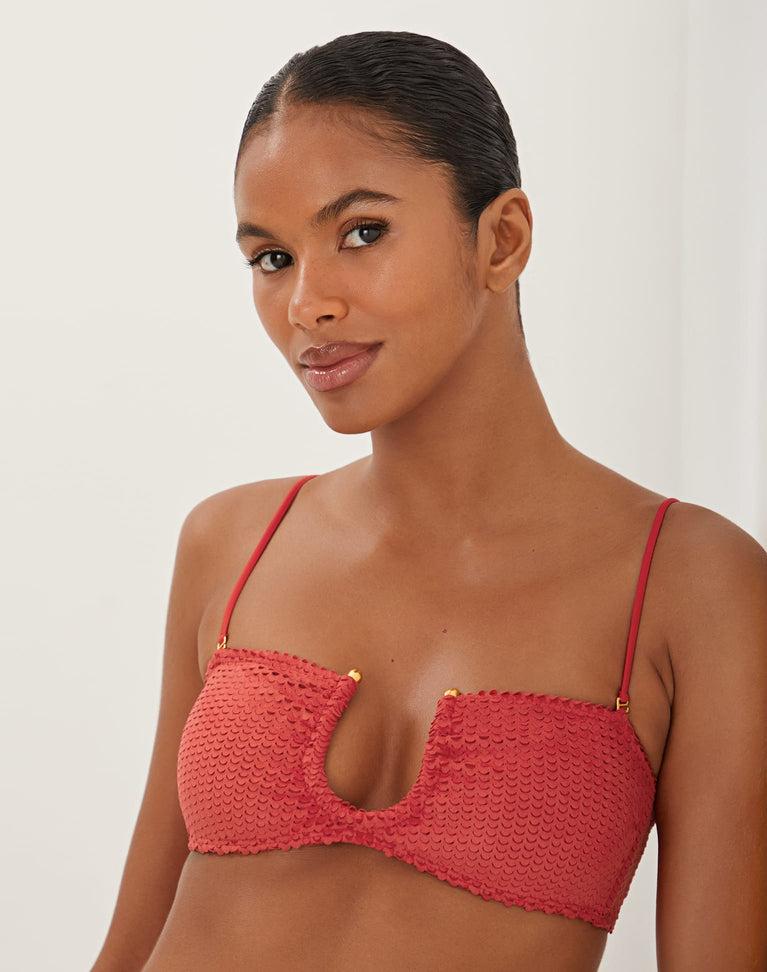 Scales Cora Bandeau Top - Ruby Product Image
