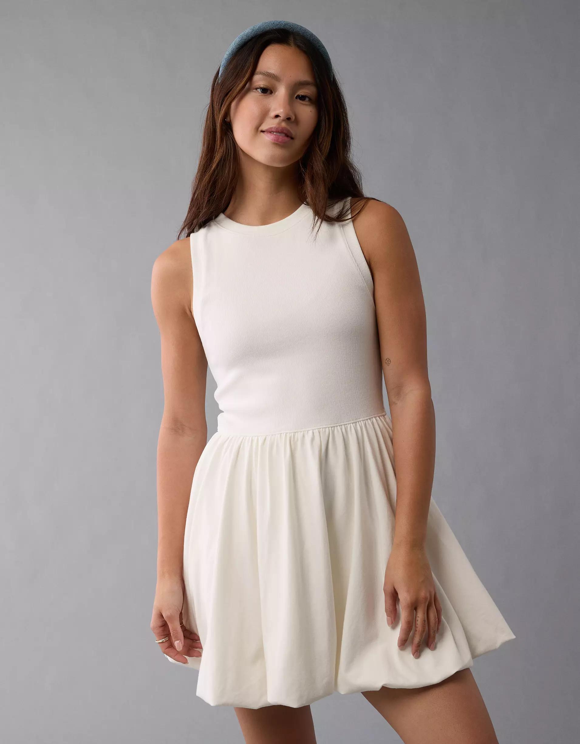 AE Bubble Skirt Mini Dress Product Image