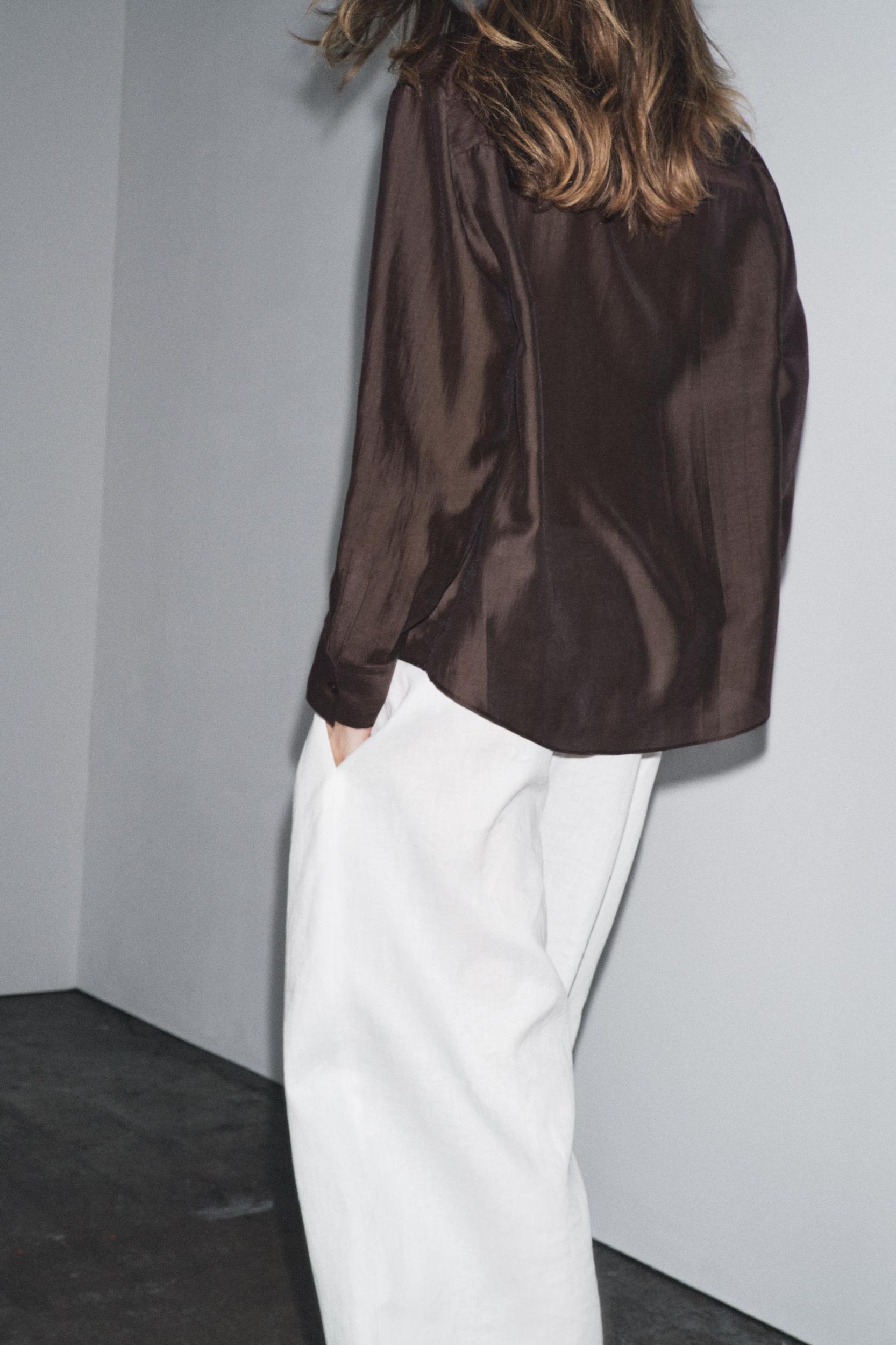 ZW COLLECTION EMBROIDERED POCKET SHIRT Product Image