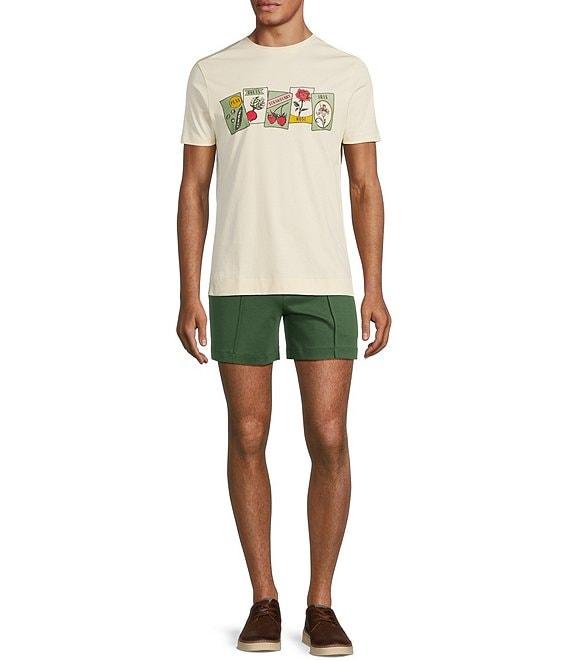 Murano From The Garden Collection Pintuck Neoprene Knit 5.5#double; Inseam Shorts Product Image