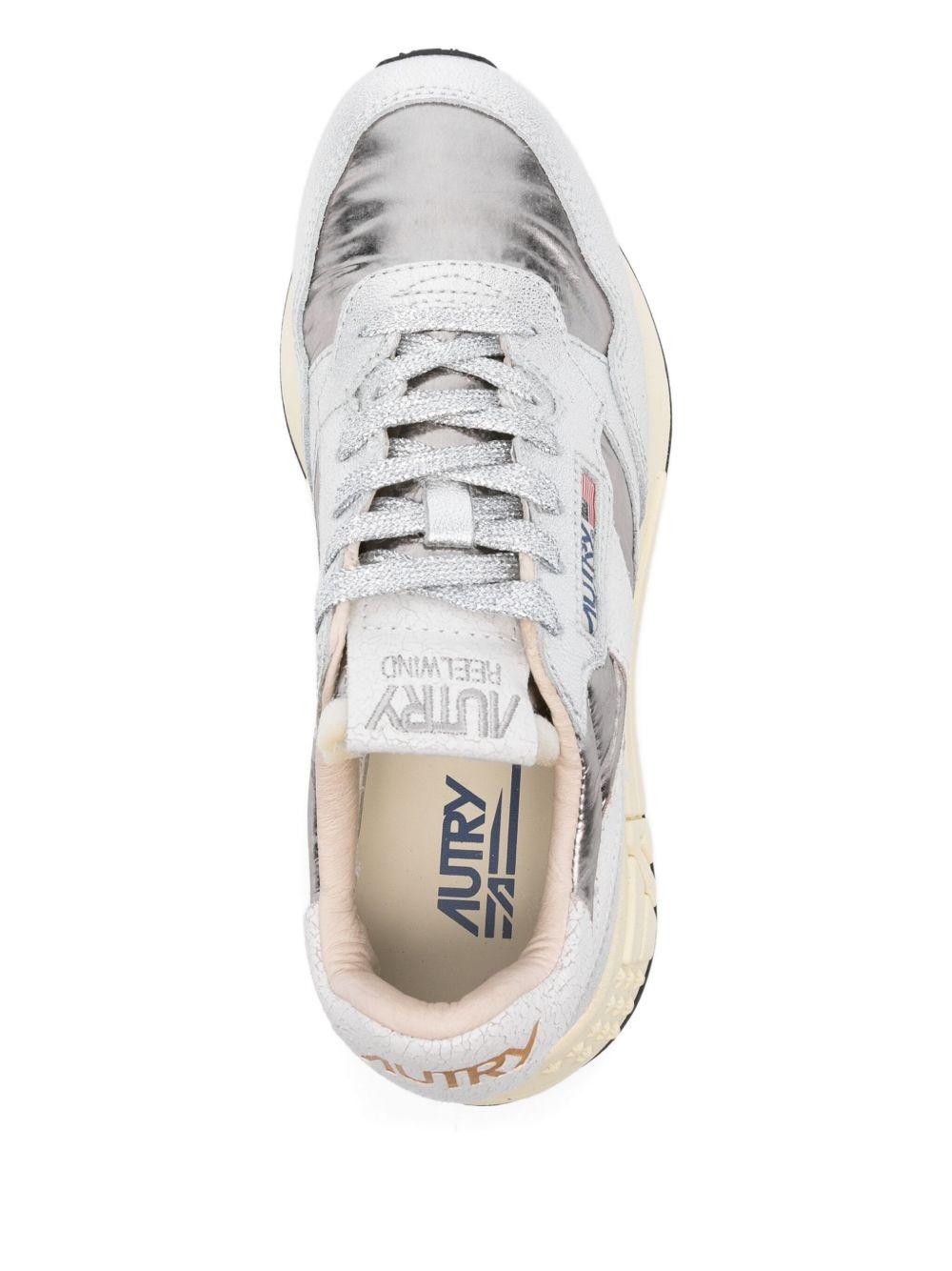 Reelwind metallic leather sneakers Product Image
