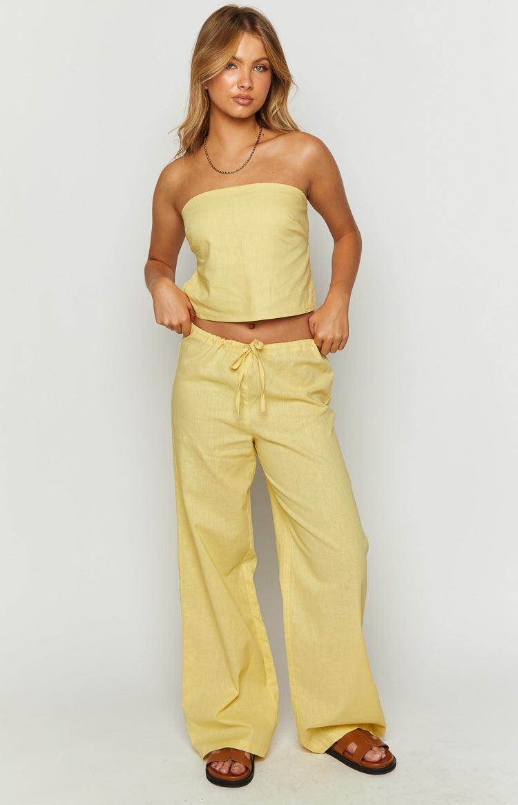 Vienna Yellow Pants Product Image