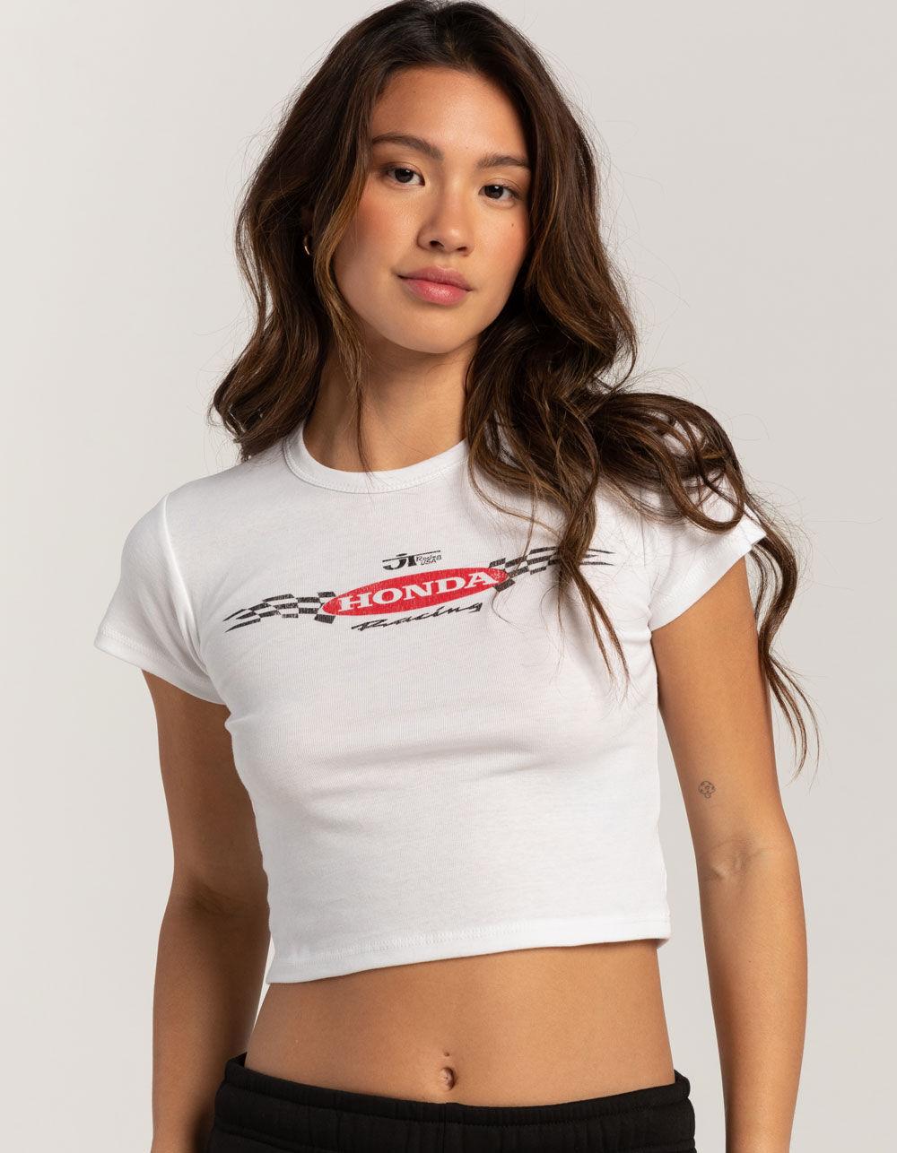HONDA Womens Baby Tee - OFF WHITE Product Image