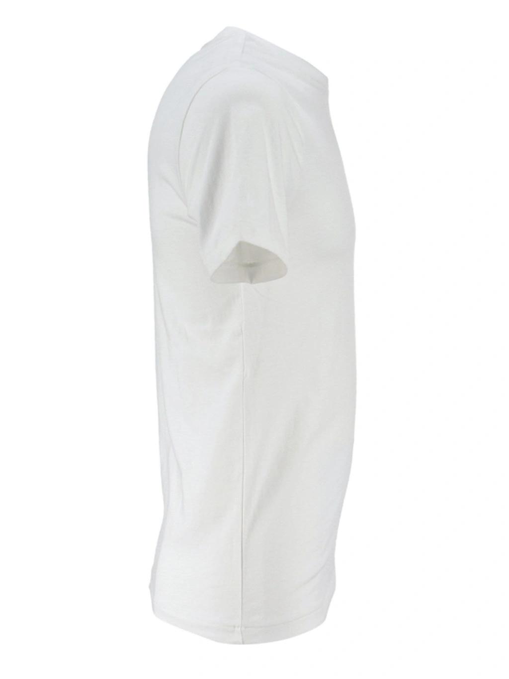 POLO RALPH LAUREN Mens White Regular-fit Crewneck Cotton-jersey T-shirt Product Image