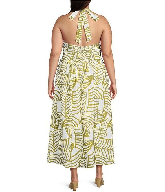 Lucy Paris Plus Kacey Sleeveless Printed Long Dress Product Image