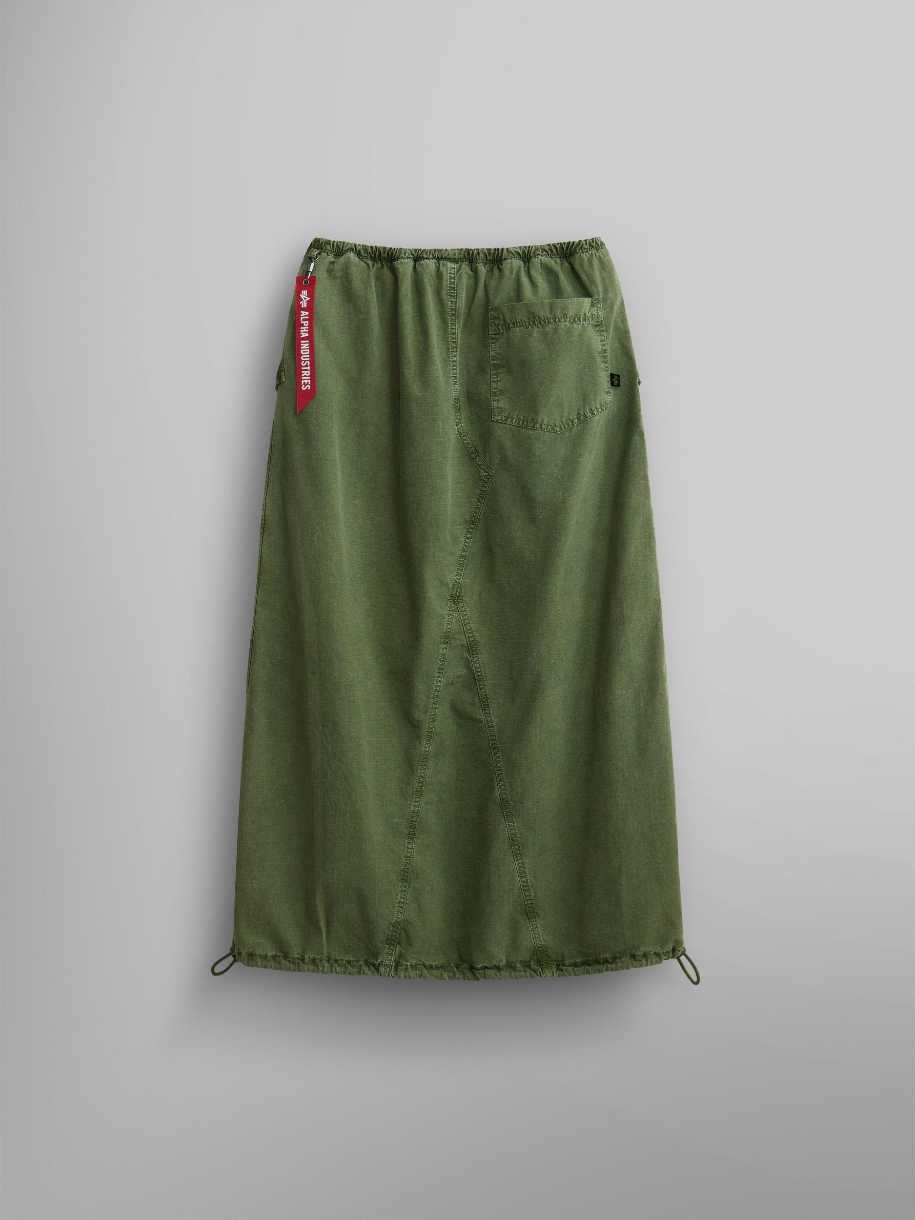 WOMEN'S DRAWCORD SKIRT (SEASONAL) - OG-107 GREEN / S Product Image