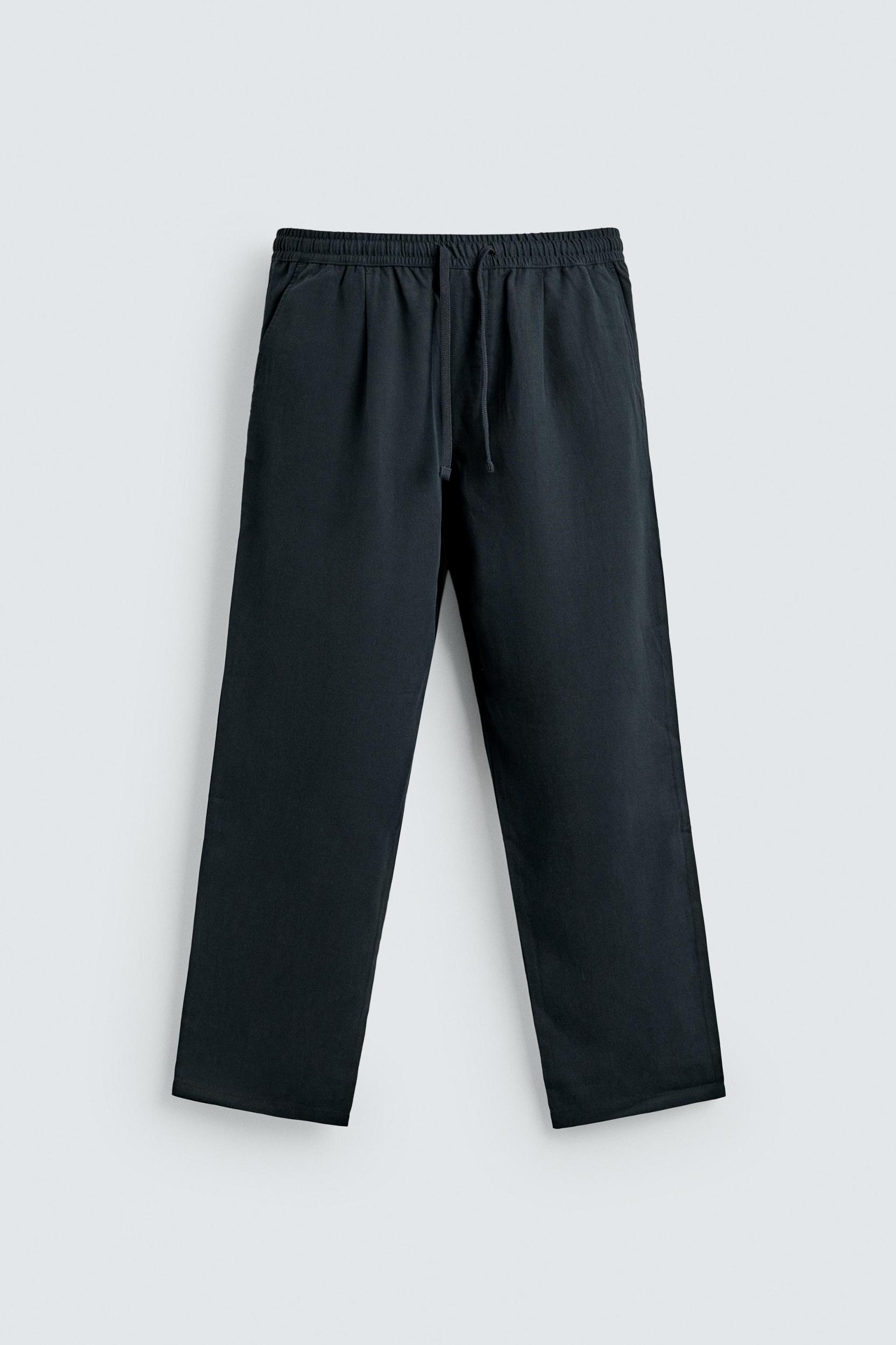 100% LYOCELL REGULAR FIT PANTS Product Image