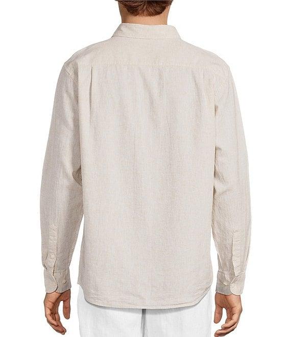 Caribbean Solid Long Sleeve Woven Shirt Product Image