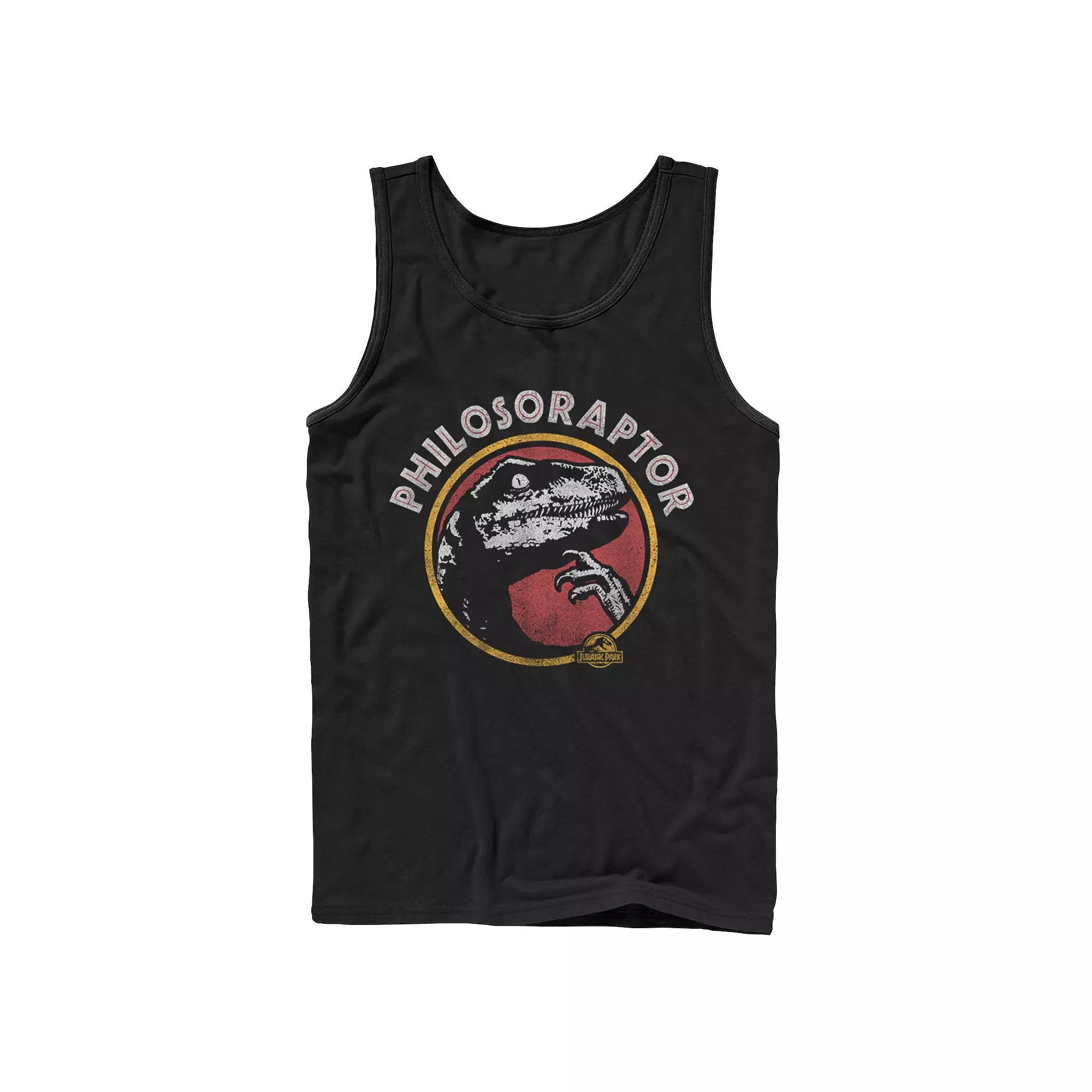 Men's Jurassic Park Philosoraptor Pose Humor Tank Top,  Product Image