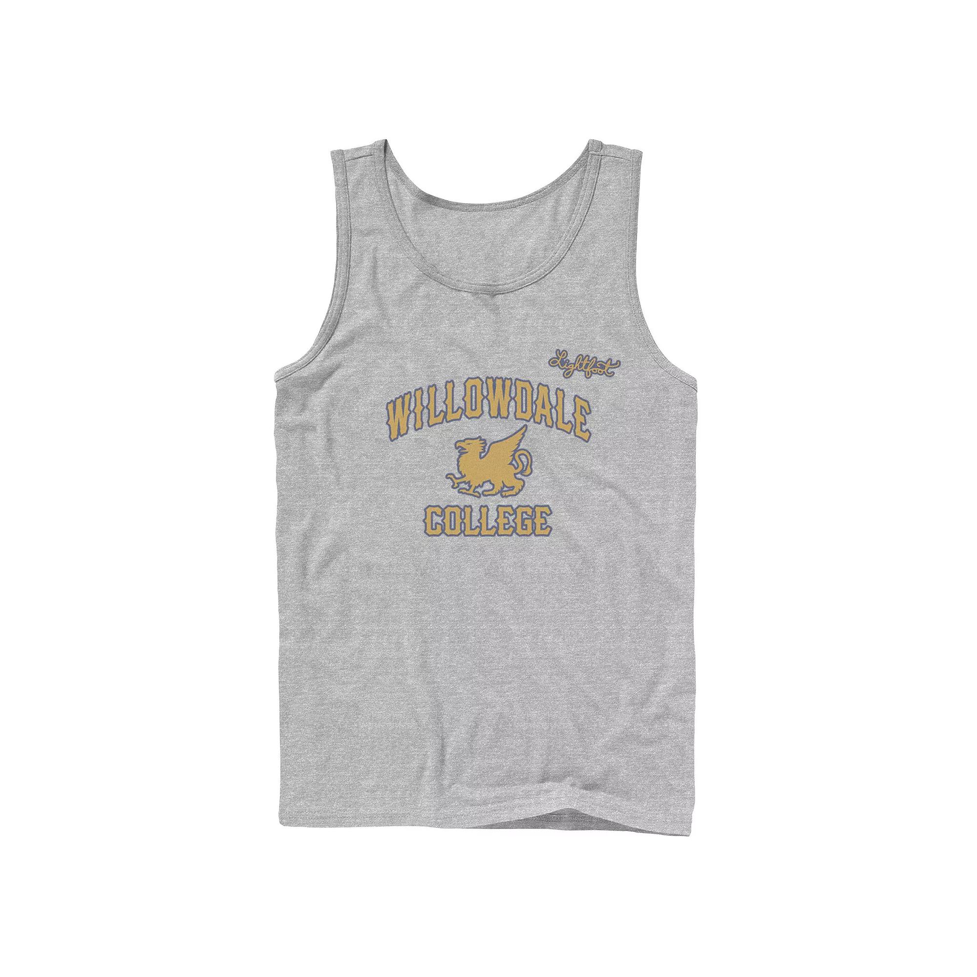 Men's Disney / Pixar Onward Willowdale College Logo Tank Top,  Product Image