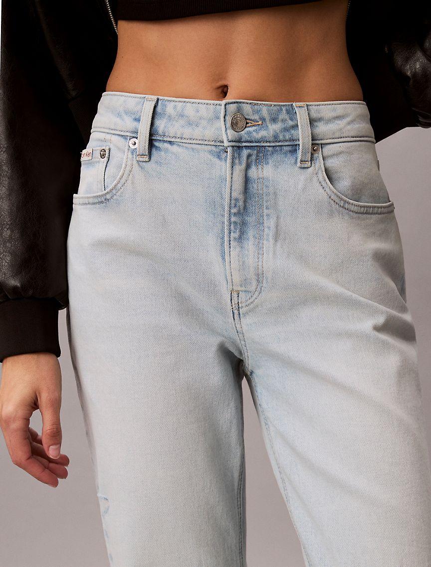 High Rise Straight Jeans Product Image