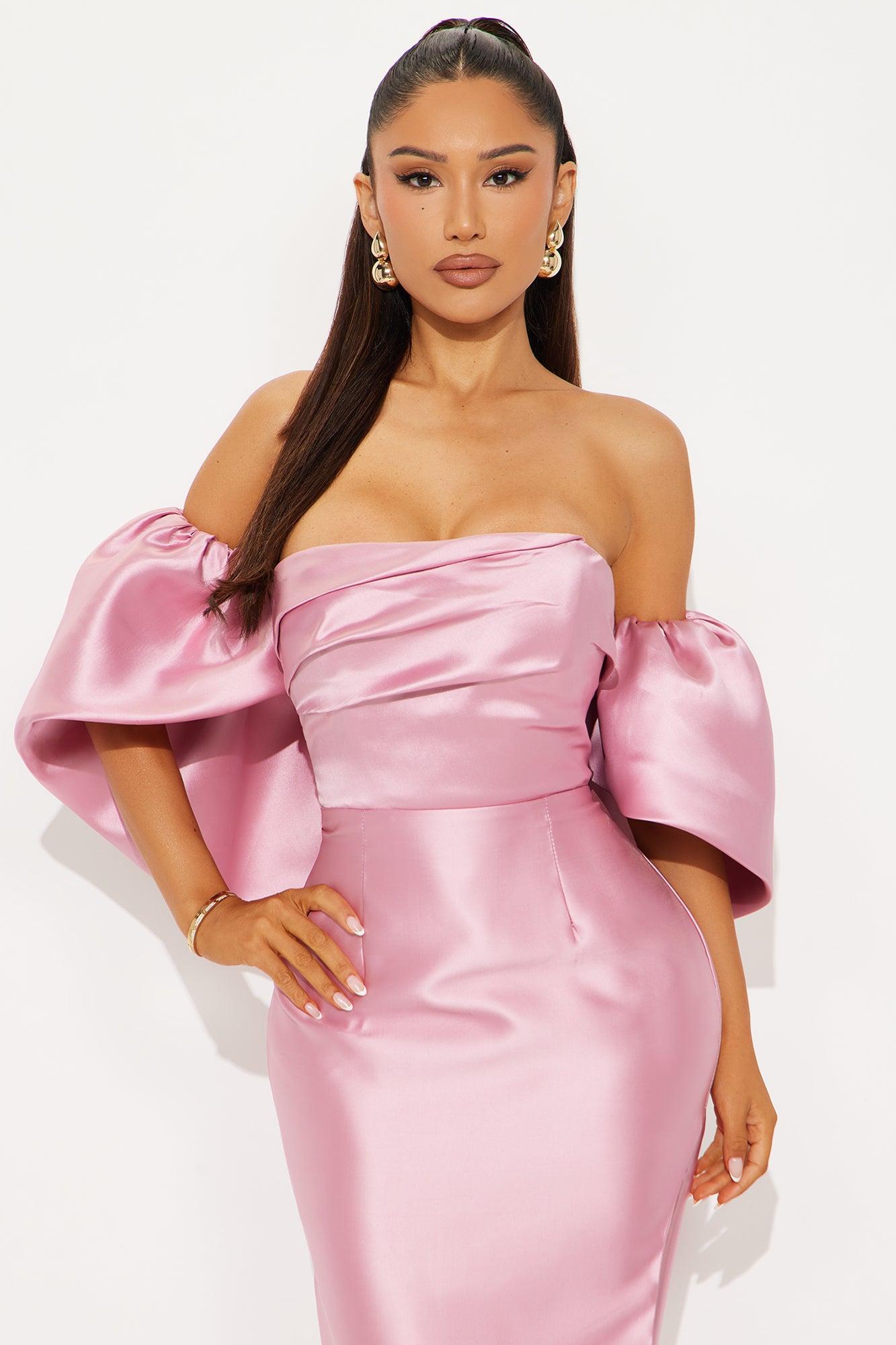 Show Stopper Strapless Gown - Mauve Female Product Image