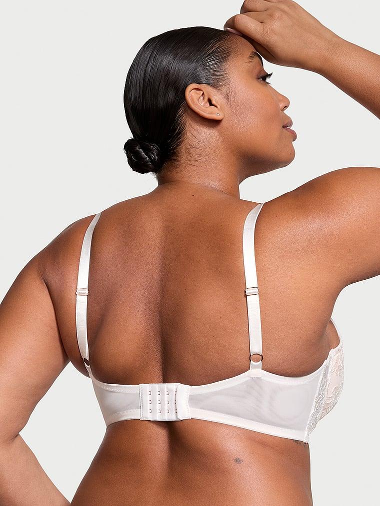 Wicked Unlined Boho Floral Embroidery Balconette Bra Product Image