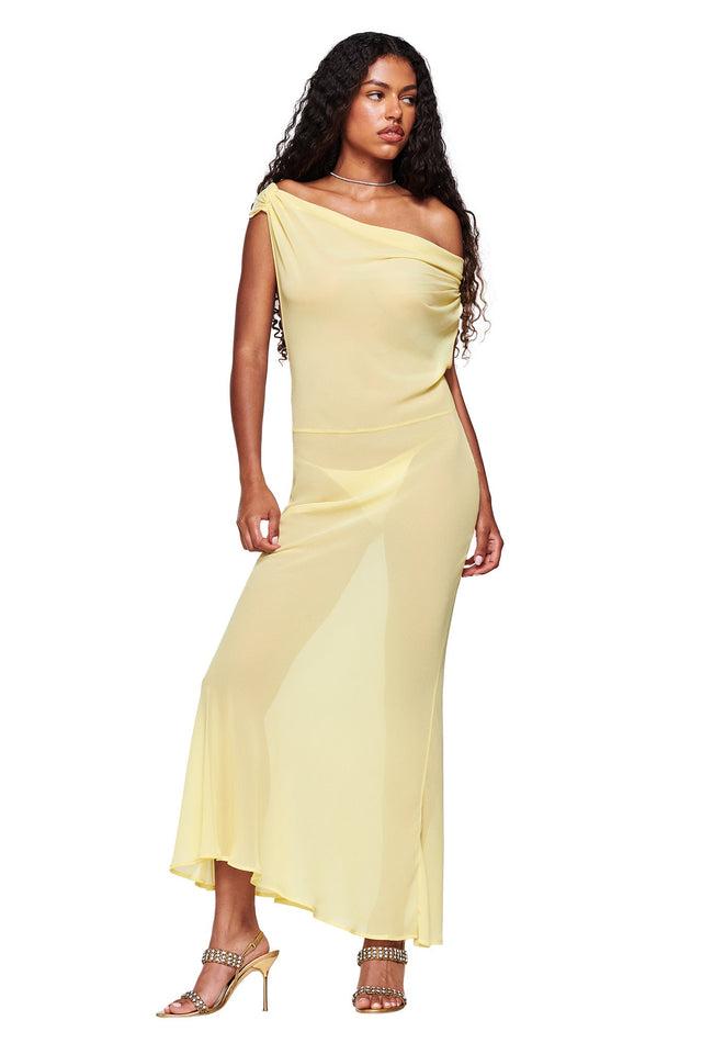 KAHLO MAXI DRESS - YELLOW Product Image
