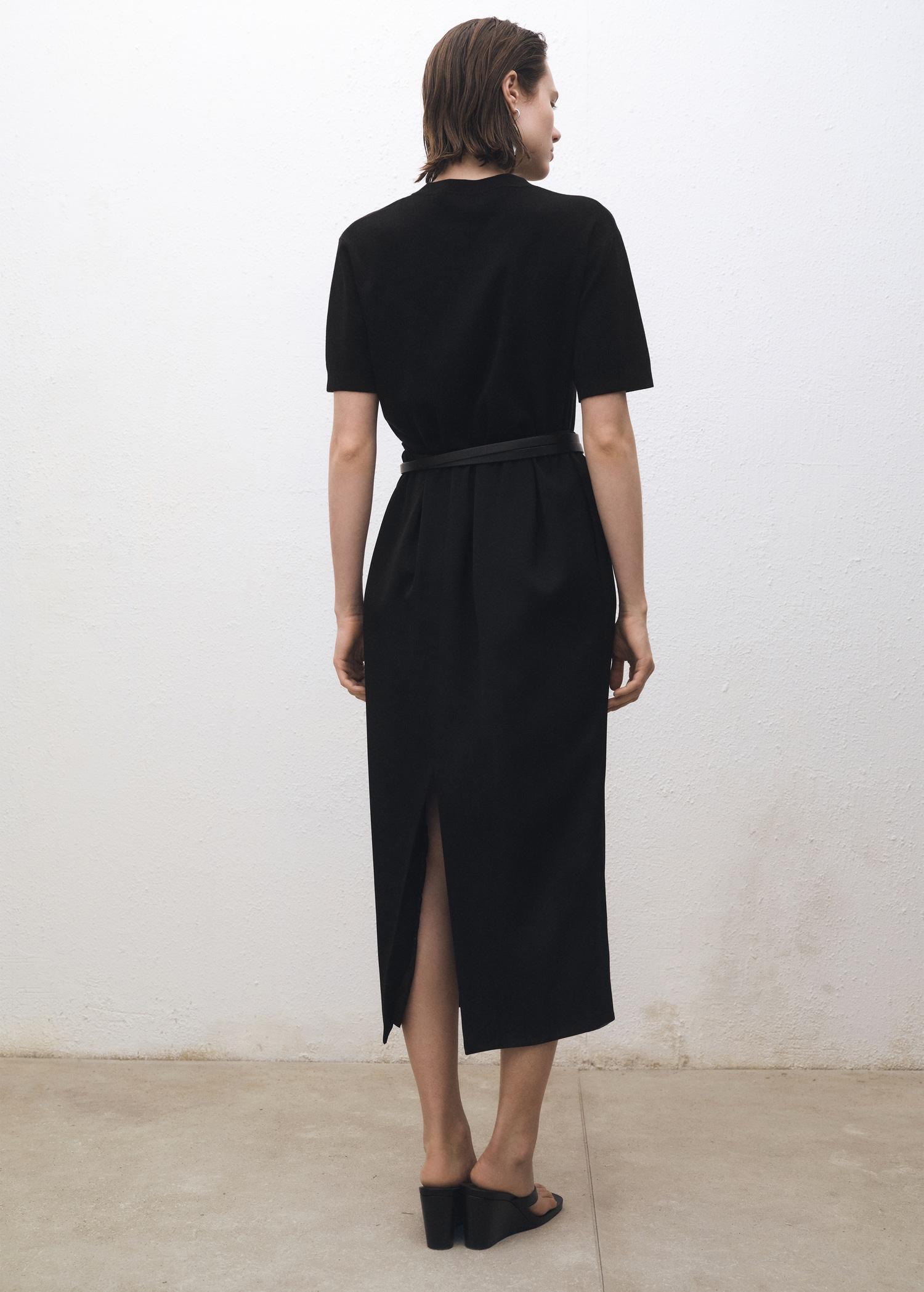 Short-sleeved wool-blend sweater - Women | MANGO USA Product Image