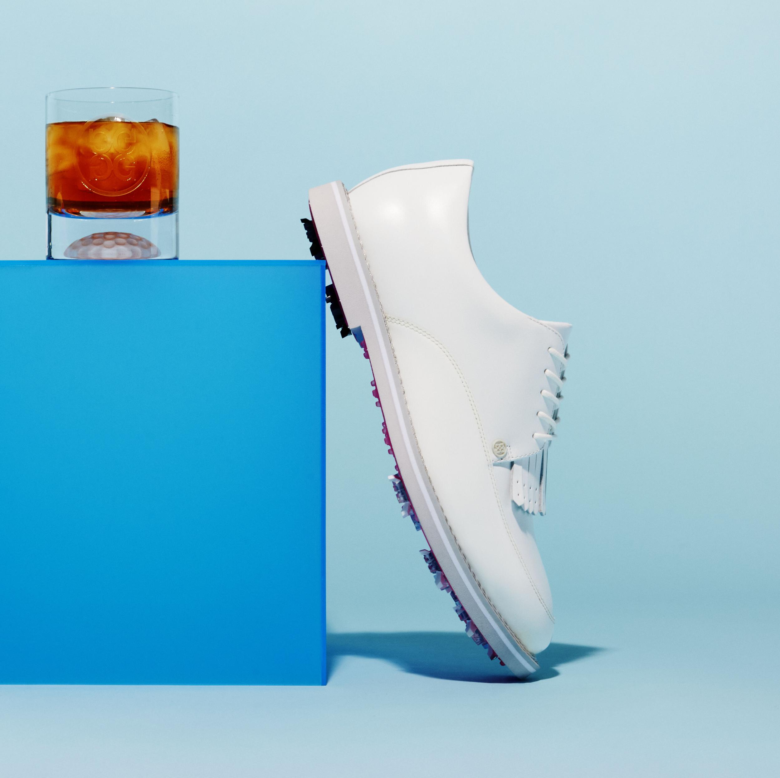 MEN'S LTD RELEASE GALLIVANTER G/LOCK TUX LEATHER DERBY GOLF SHOE Product Image