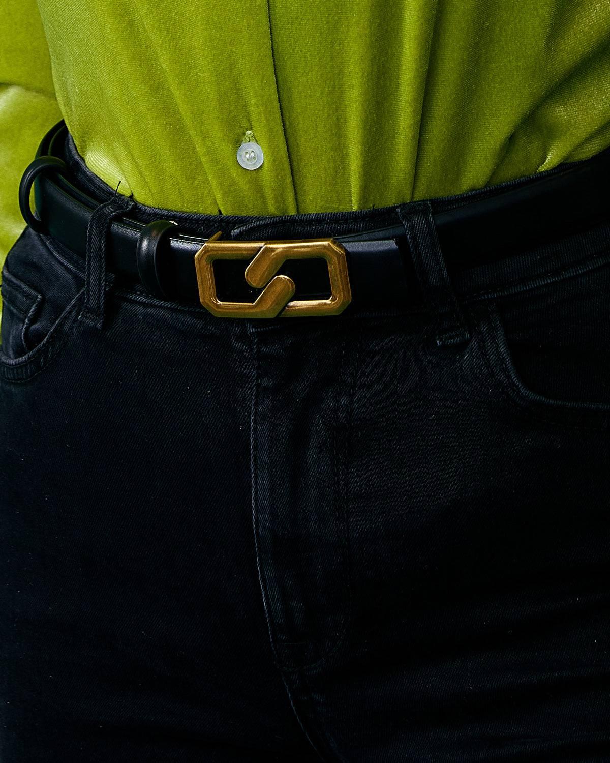 The Reversible Metal Buckle Belt Product Image